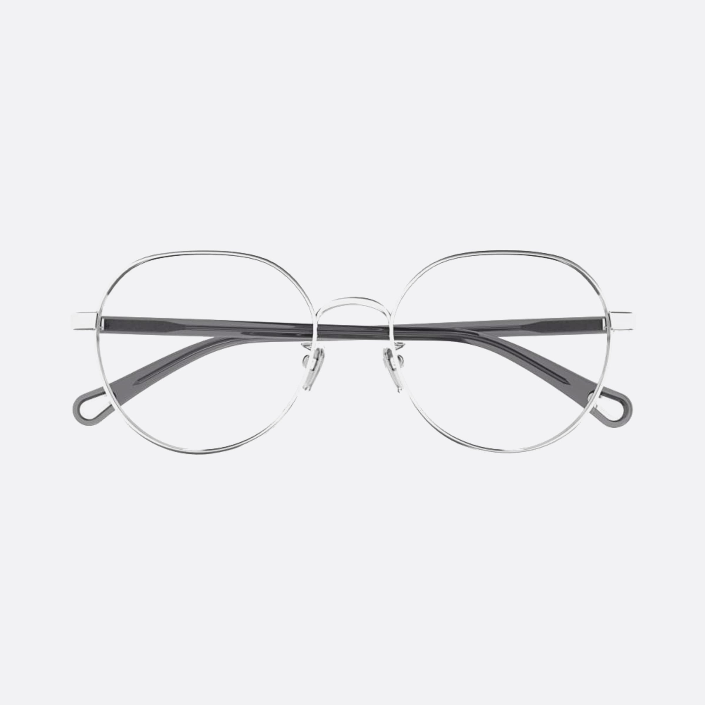 Chloe 53mm Ch0246oa Silver Round Women Eyeglasses - Main View