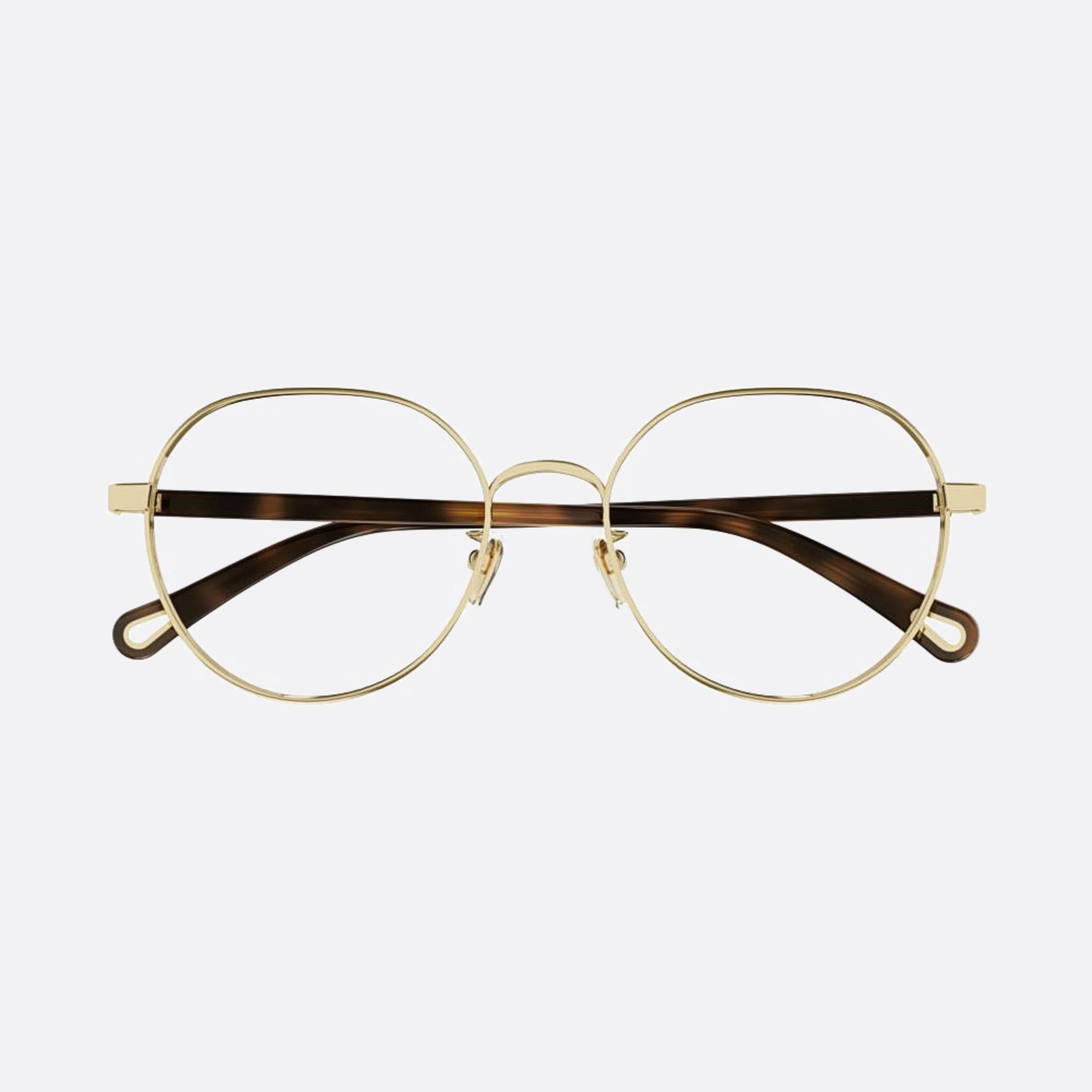 Chloe 53mm Ch0246oa Gold Round Women Eyeglasses - Main View