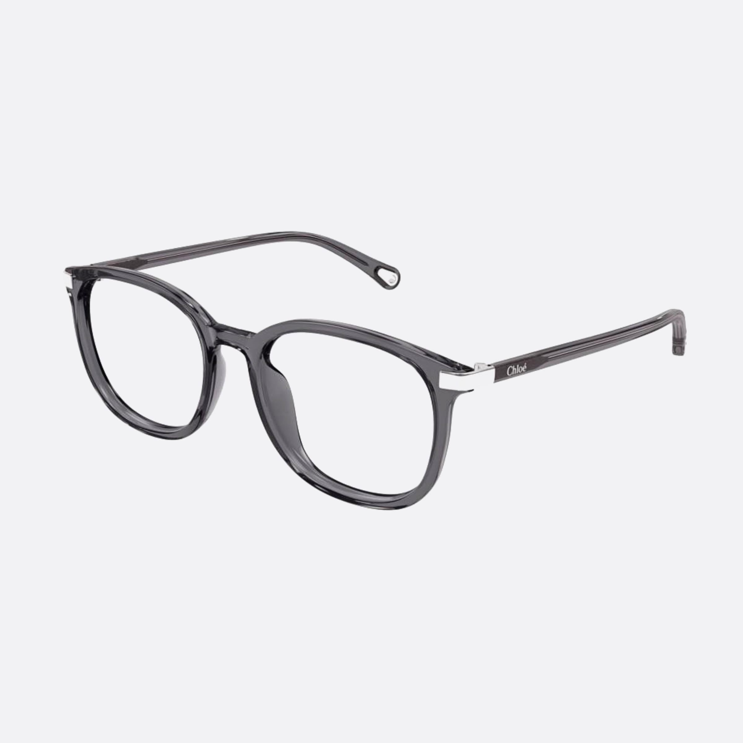 Chloe 54mm Ch0247oa Grey Squared Women Eyeglasses - Side View