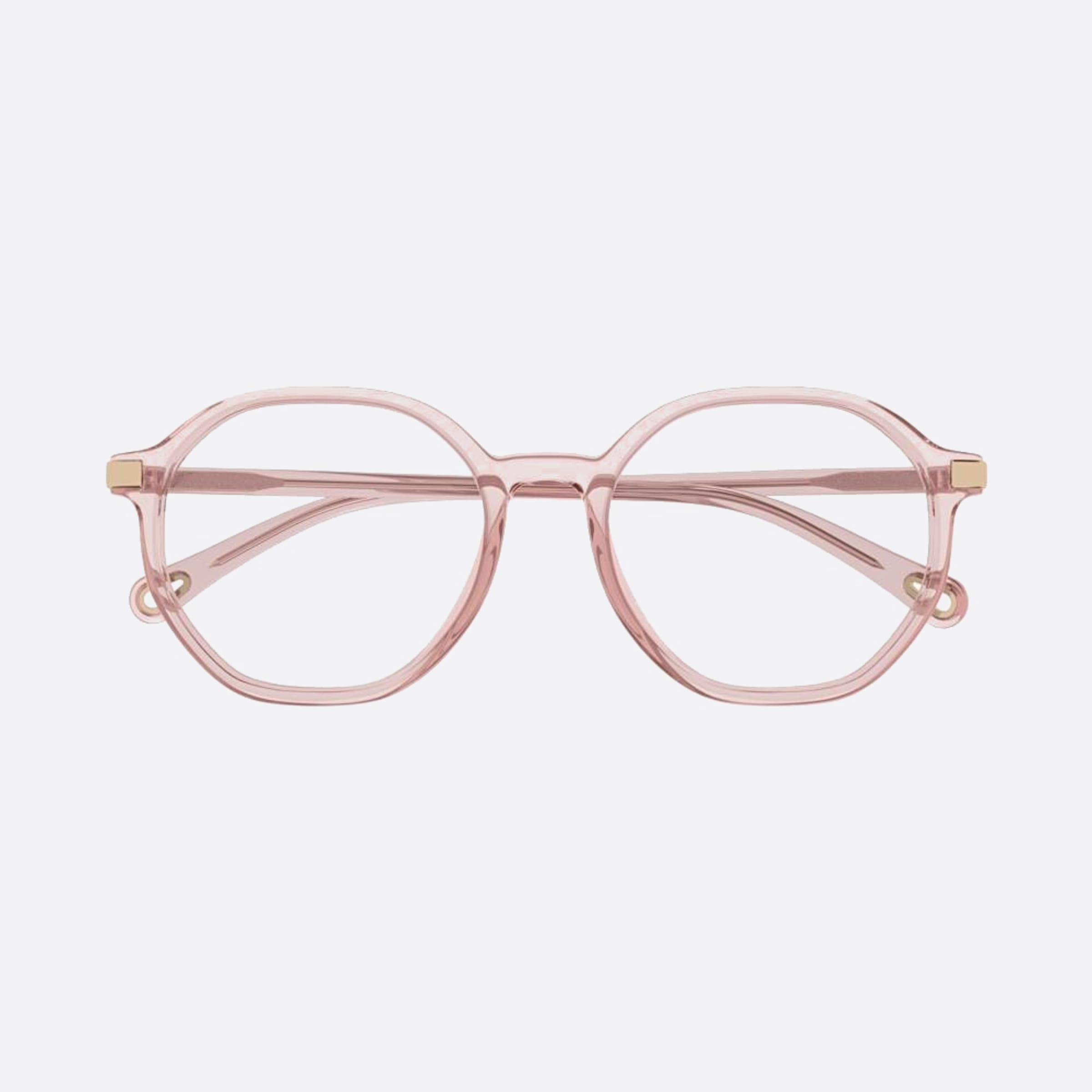 Chloe 53mm Ch0249oa Pink Round Women Eyeglasses - Main View