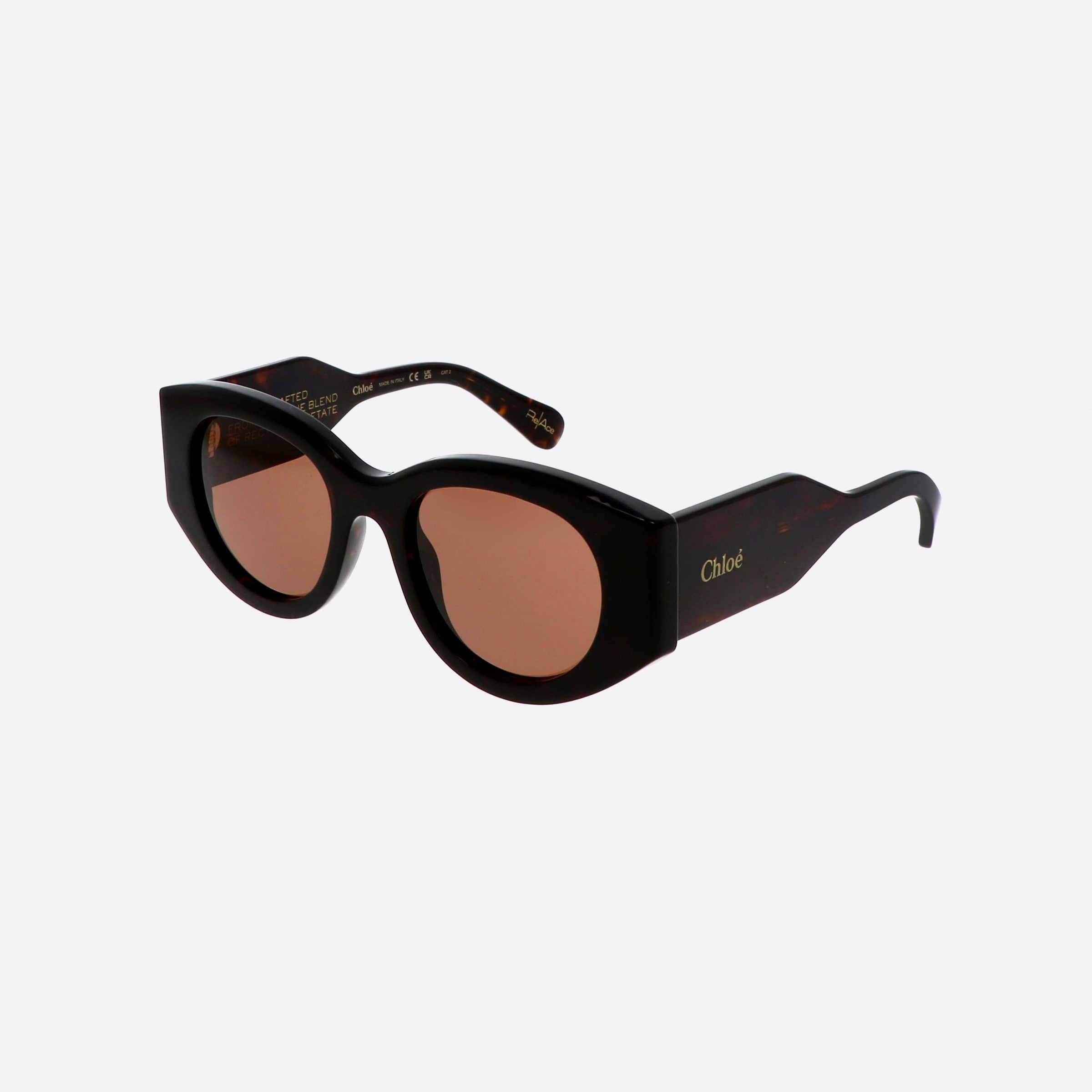 Chloe 51mm Hvbr Havana Pantos Women Sunglasses - Main View
