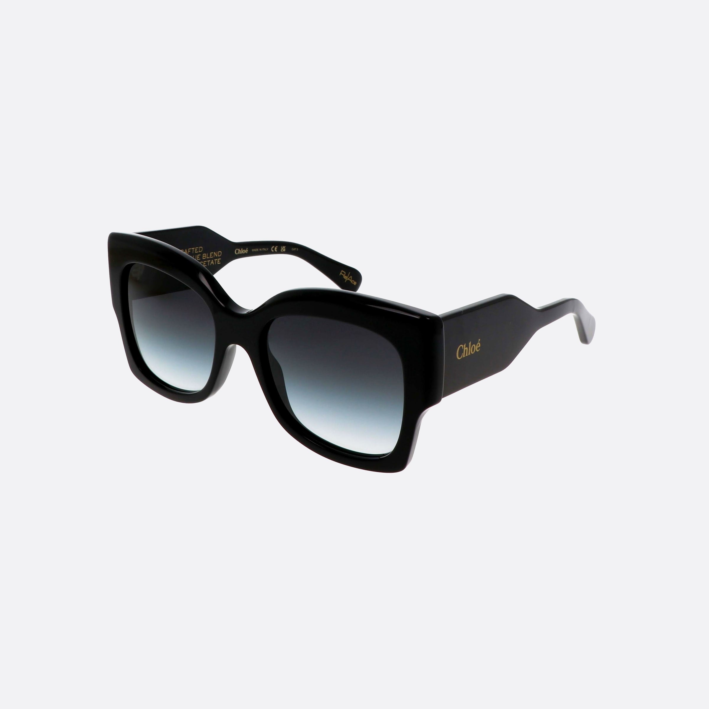 Chloe 55mm Bkg Black Butterfly Women Sunglasses - Main View
