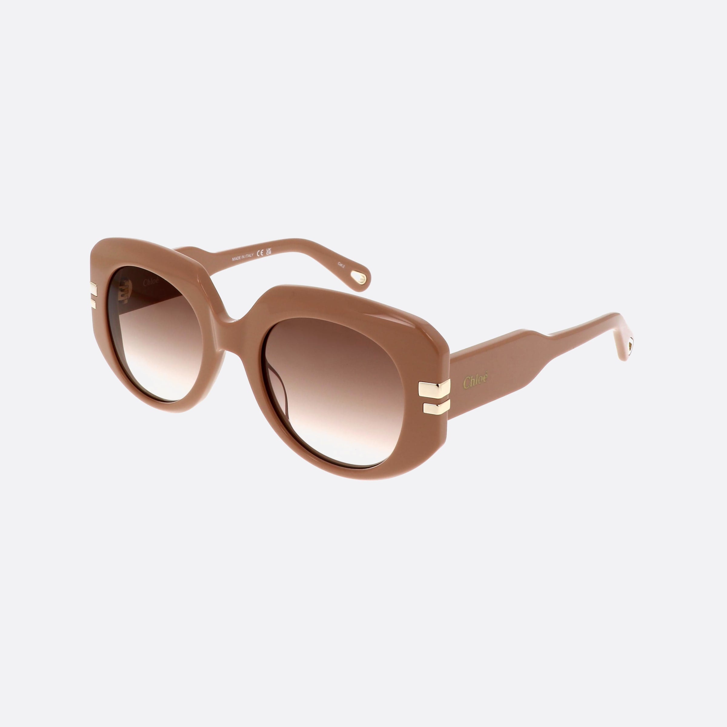 Chloe 52mm Nubr Brown Oversize Women Sunglasses - Main View
