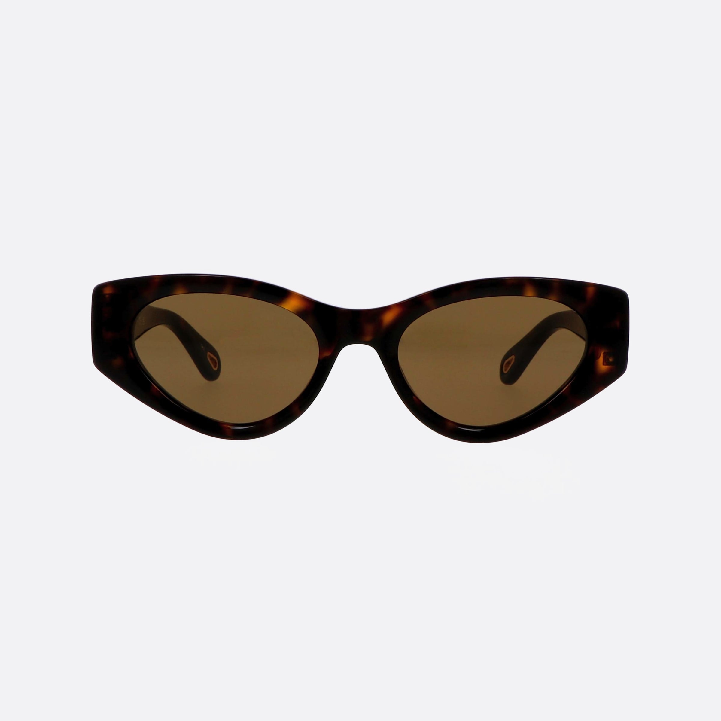 Chloe 52mm Hvbr Havana Cat Eye Women Sunglasses - Side View
