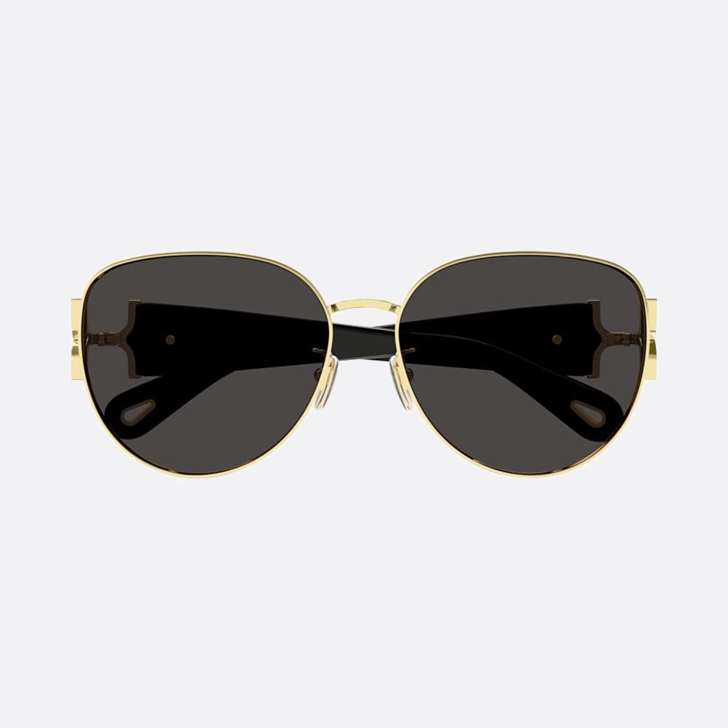 Chloe 61mm Bkgy Brown Cat Eye Women Sunglasses - Main View