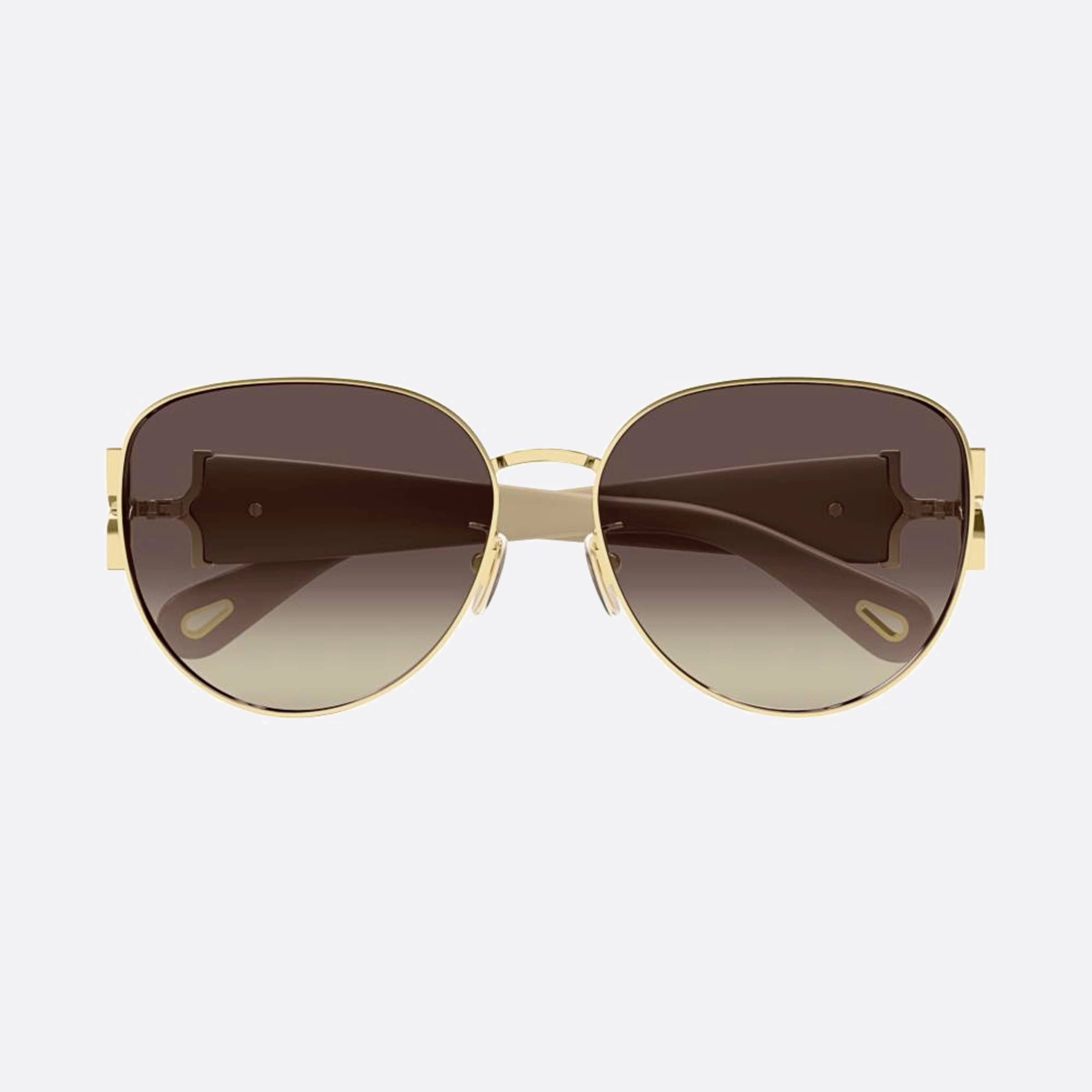 Chloe 61mm Bebr Havana Cat Eye Women Sunglasses - Main View