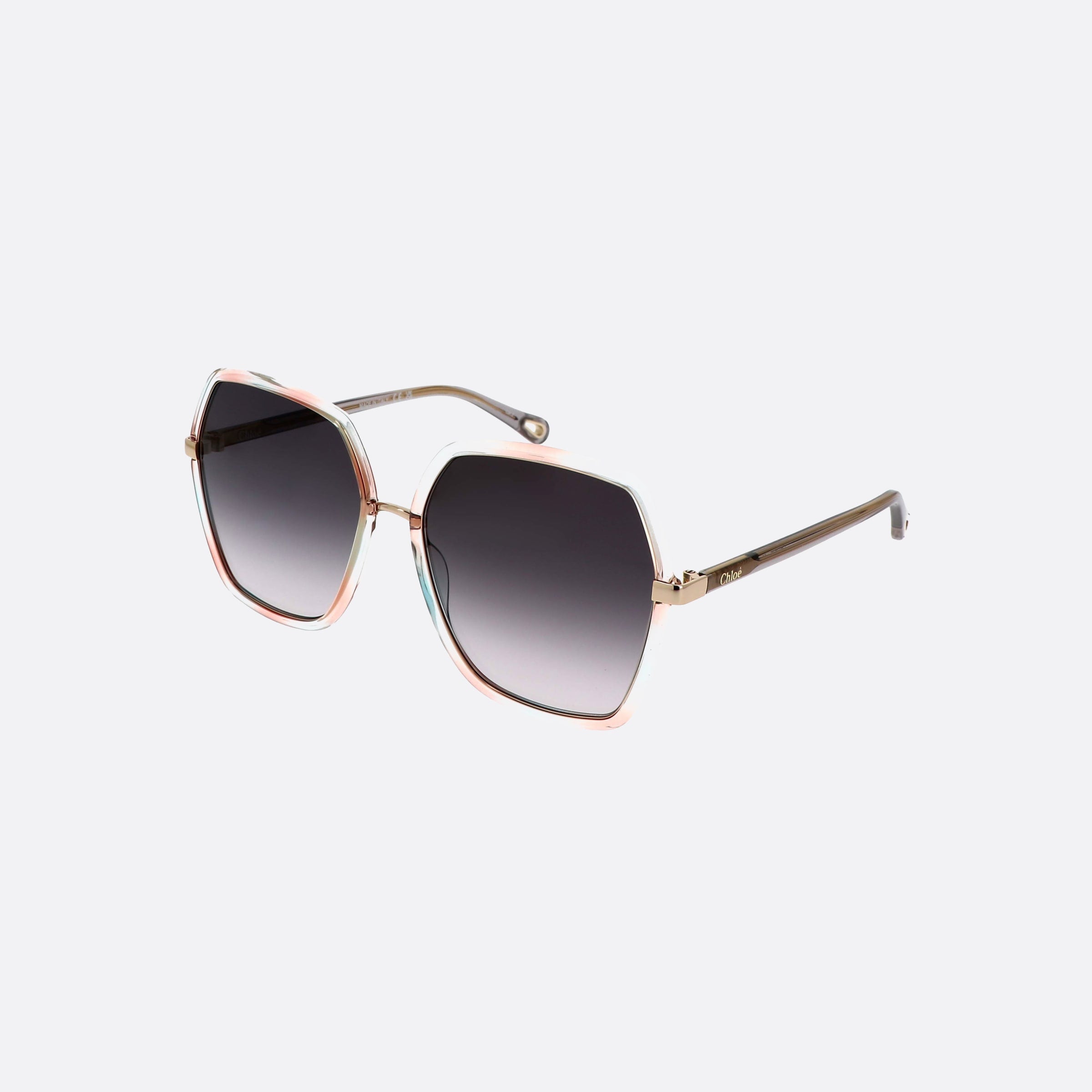 Chloe 58mm Hpbg Pink Oversize Women Sunglasses - Main View