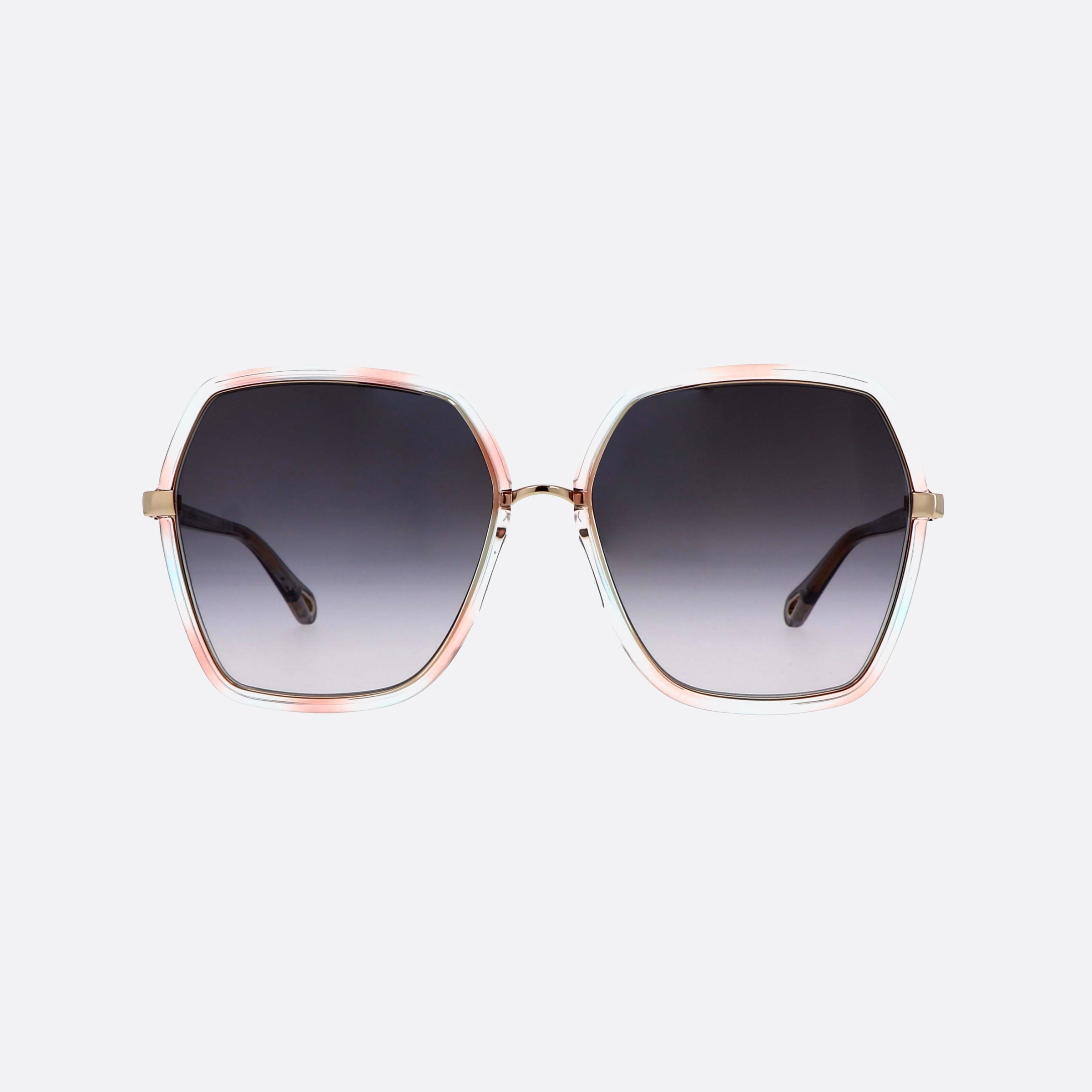Chloe 58mm Hpbg Pink Oversize Women Sunglasses - Side View