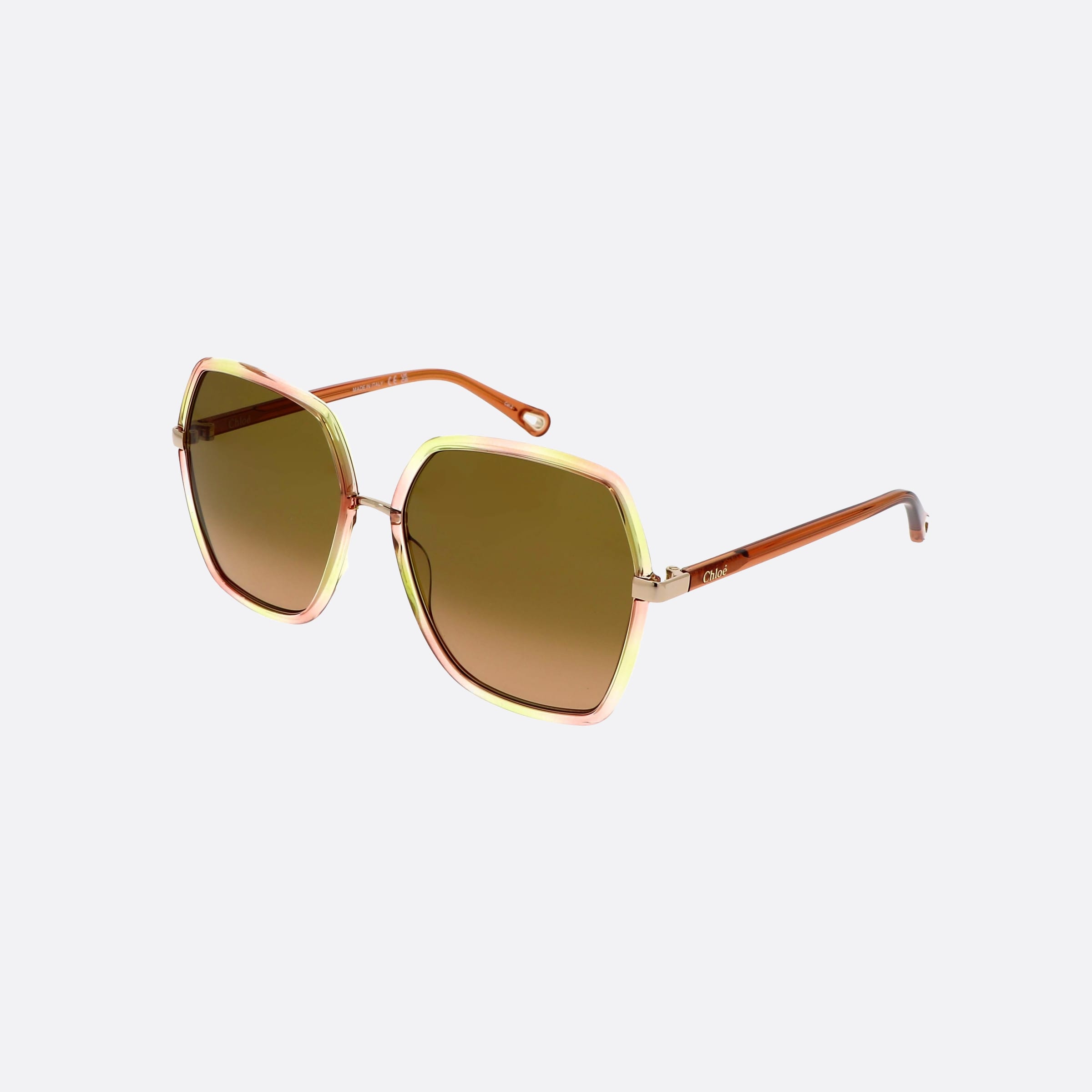 Chloe 58mm Hgog Orange Oversize Women Sunglasses - Main View
