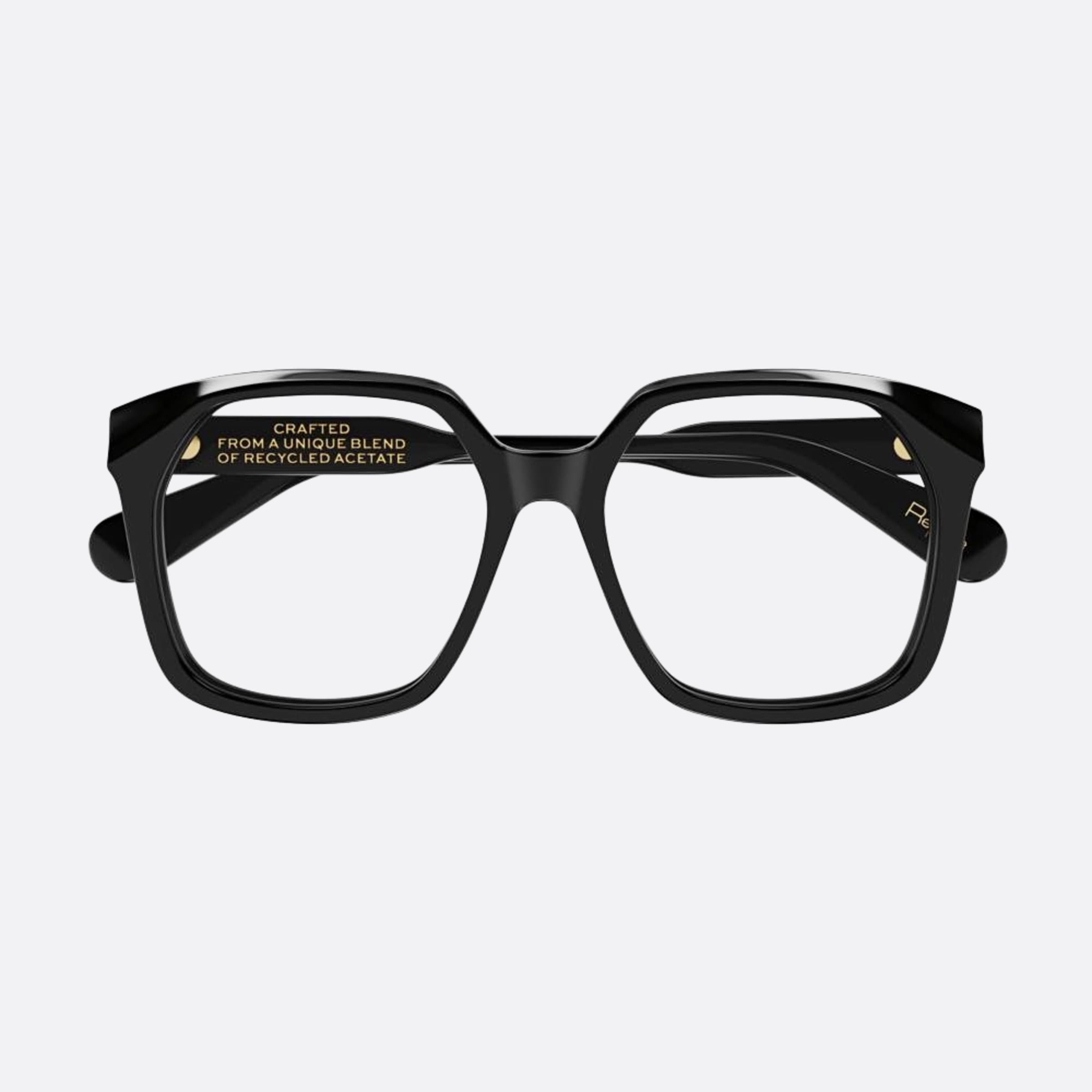 Chloe 55mm Black Squared Women Eyeglasses - Main View