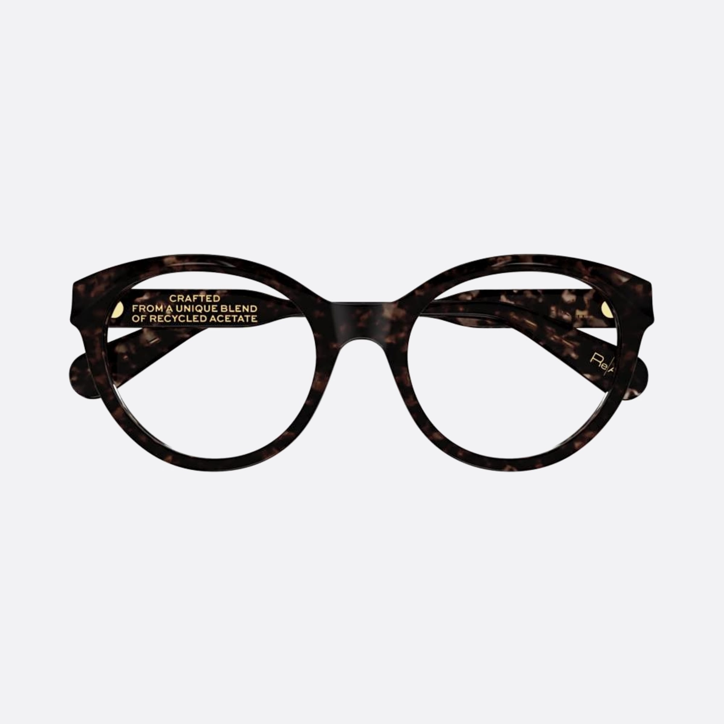 Chloe 53mm Havana Round Women Eyeglasses - Main View