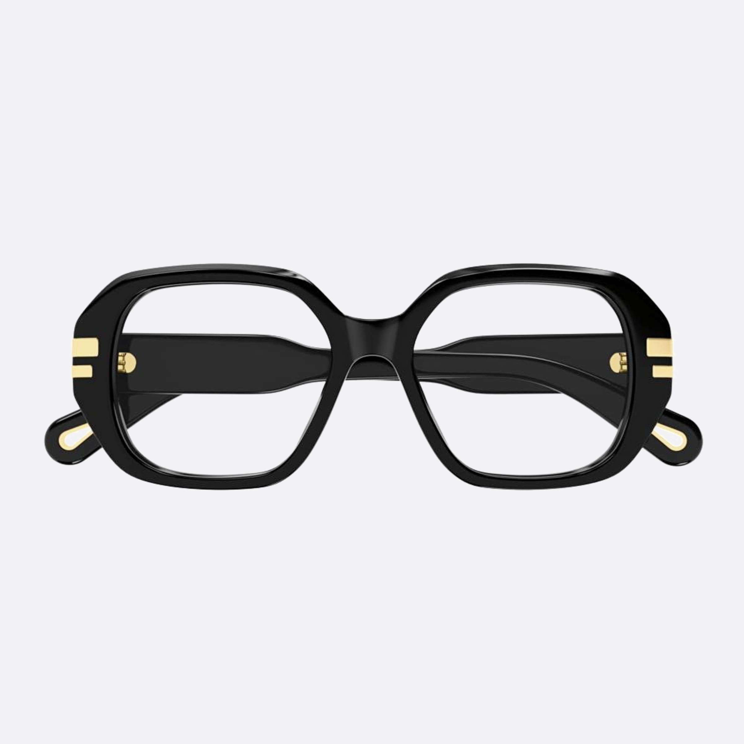 Chloe 53mm Black Squared Women Eyeglasses - Main View