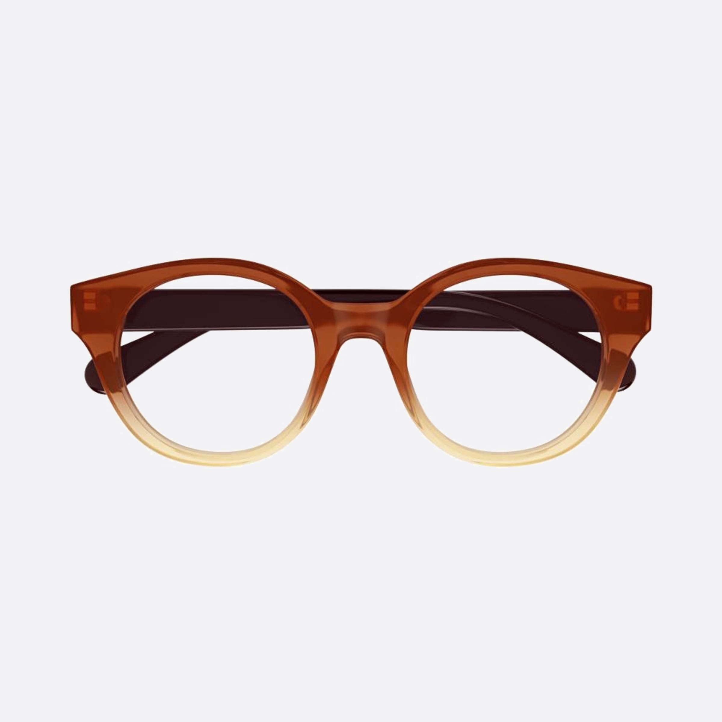 Chloe 50mm Brown Round Women Eyeglasses - Main View