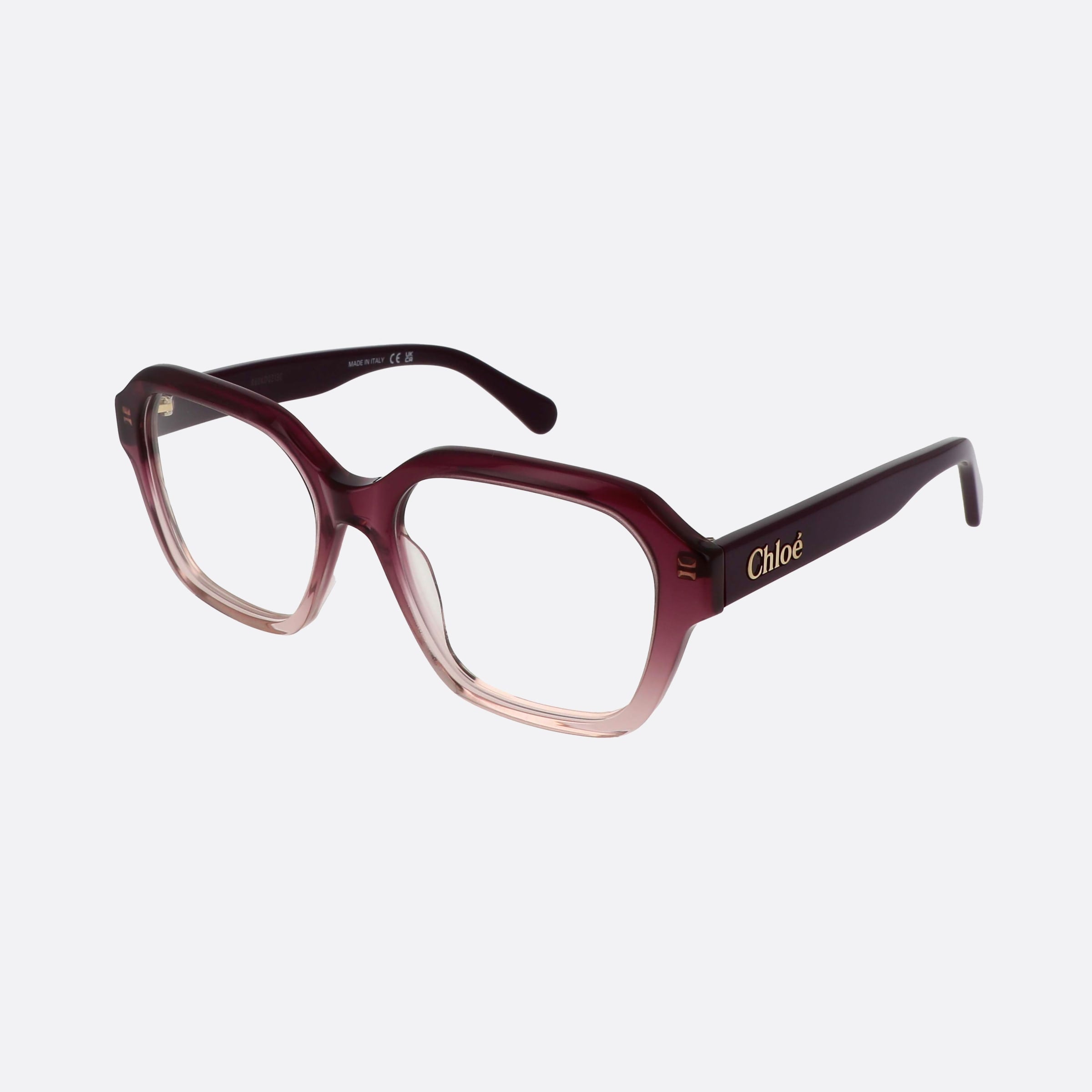 Chloe 53mm Violet Squared Women Eyeglasses - Main View