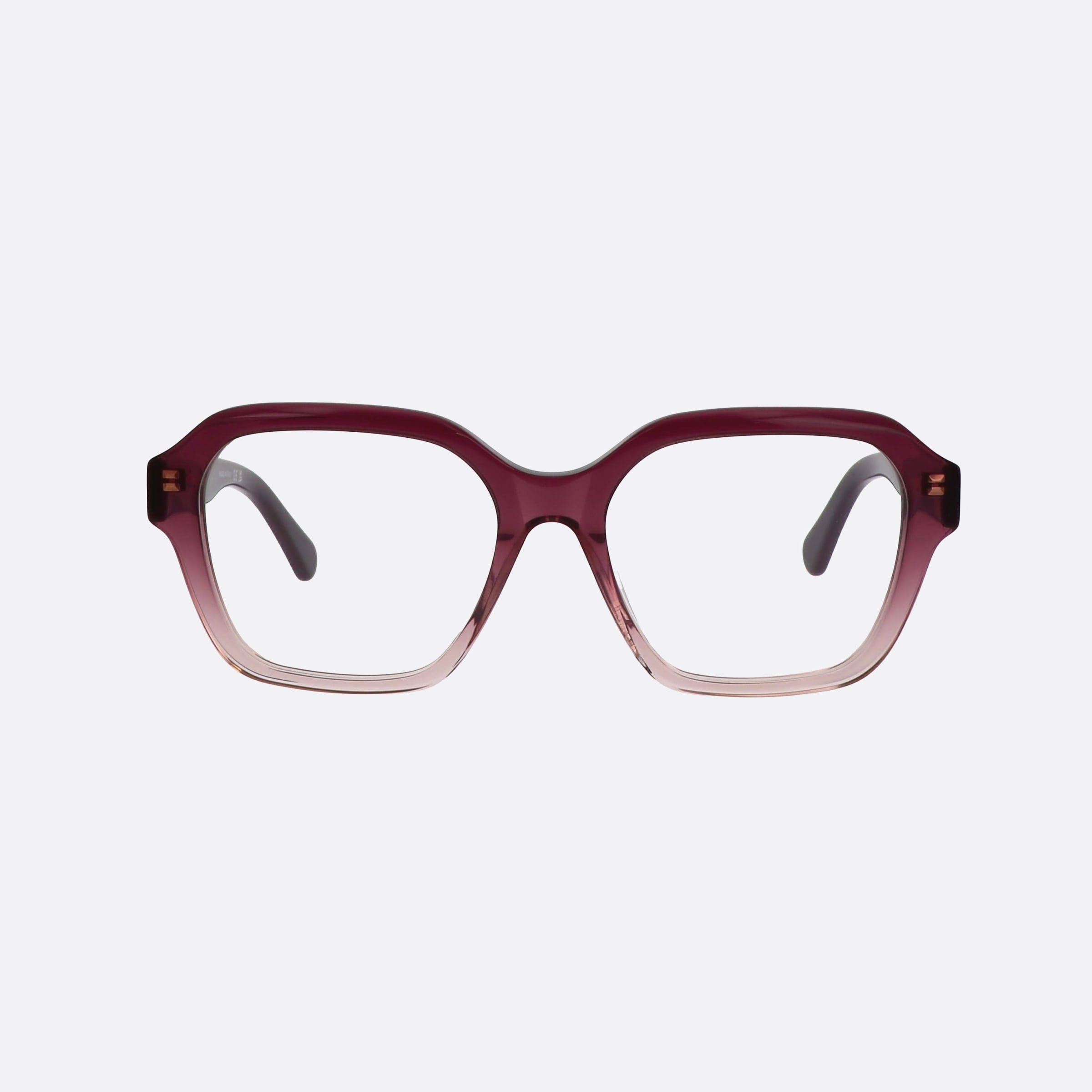 Chloe 53mm Violet Squared Women Eyeglasses - Side View