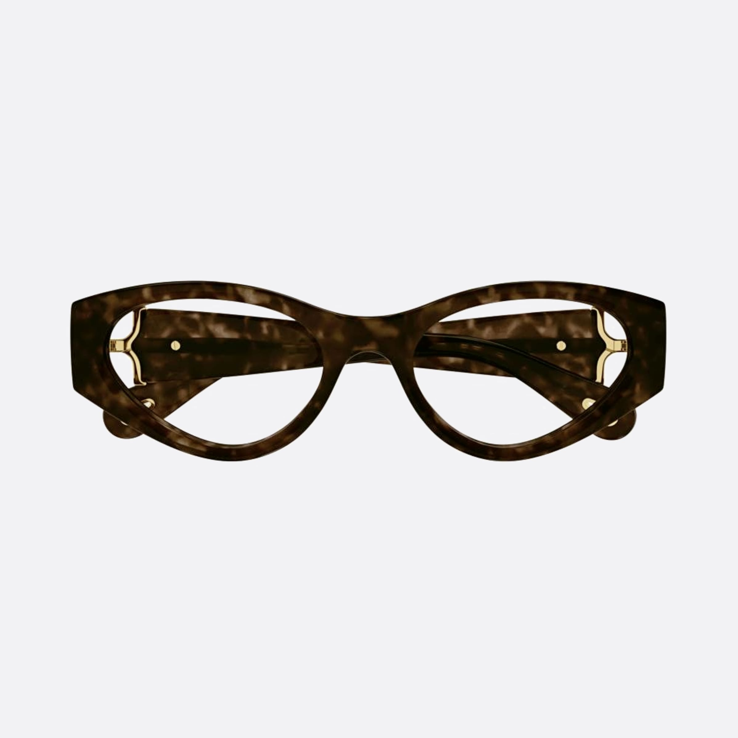 Chloe 53mm Havana Cat Eye Women Eyeglasses - Main View