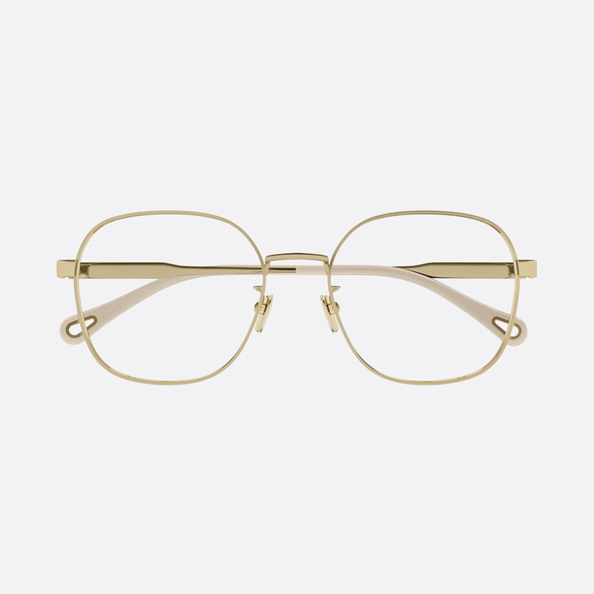 Chloe 54mm Gold Geometric Women Eyeglasses - Main View