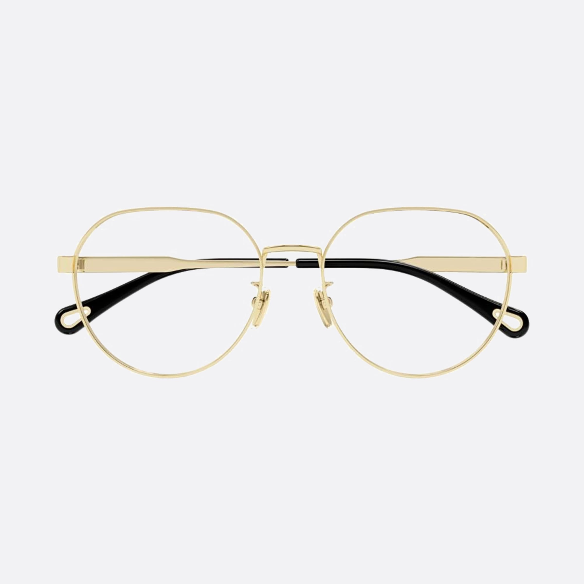 Chloe 54mm Ch0275oa Gold Round Women Eyeglasses - Main View