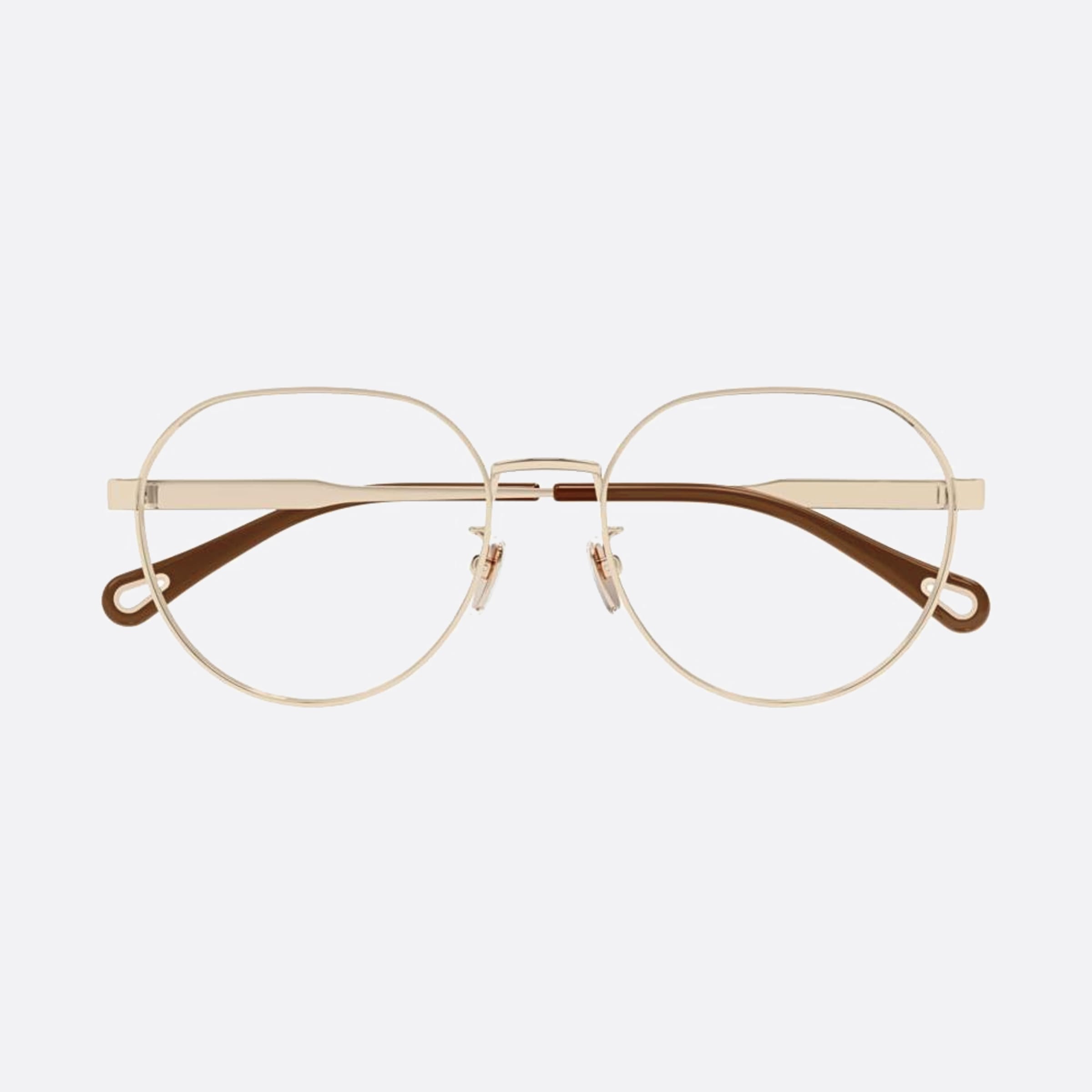 Chloe 54mm Ch0275oa Gold Round Women Eyeglasses - Main View