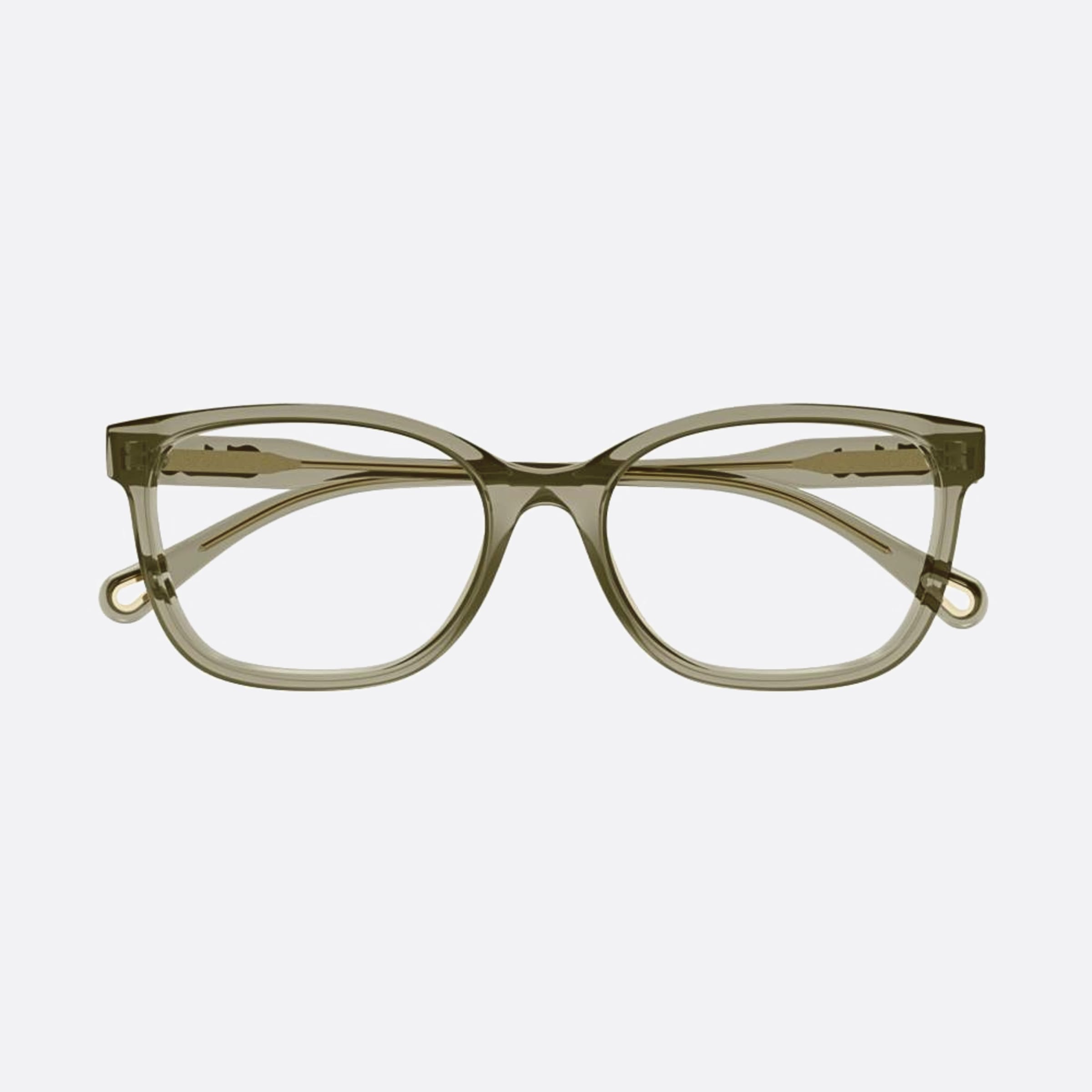 Chloe 54mm Green Squared Women Eyeglasses - Main View