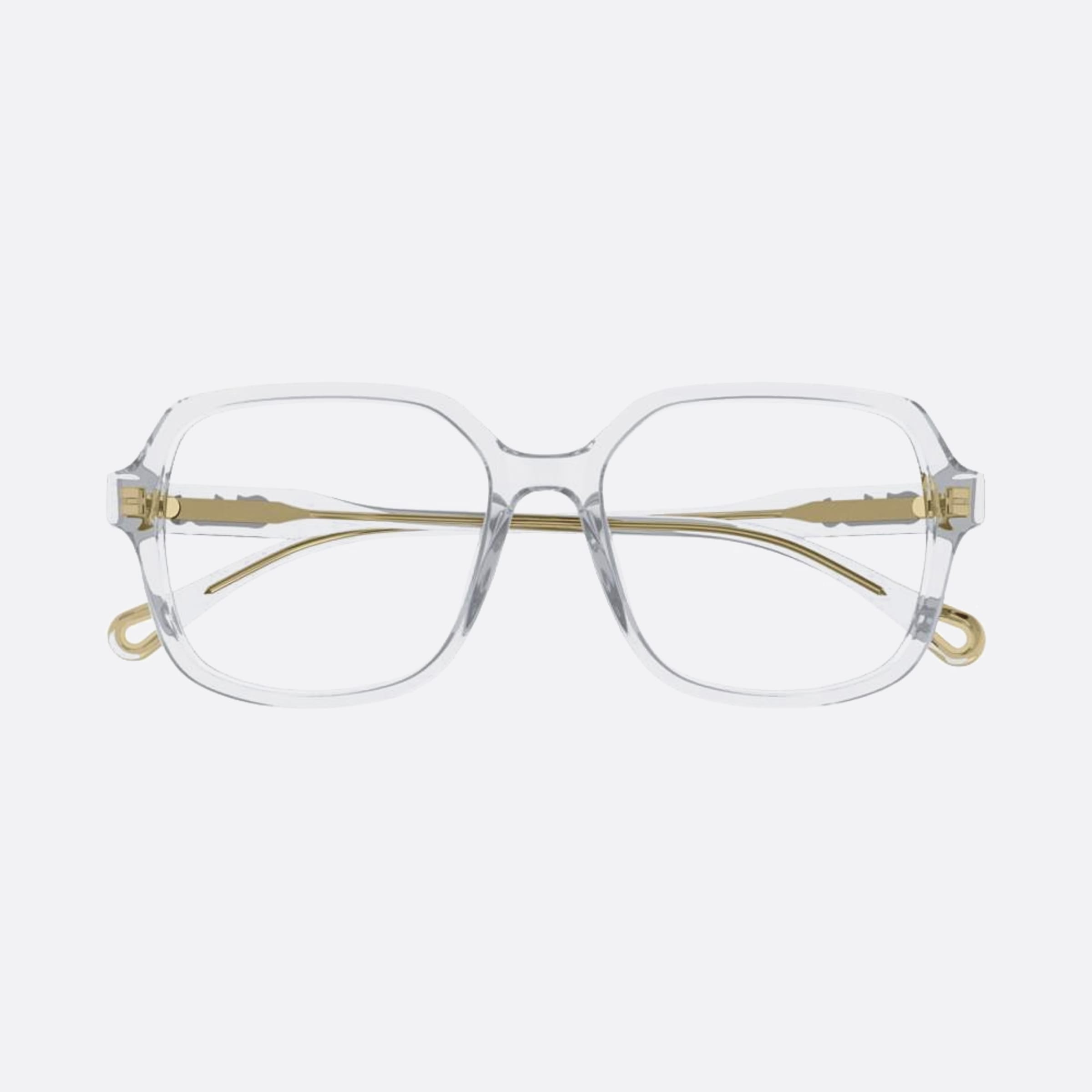 Chloe 53mm Grey Squared Women Eyeglasses - Main View