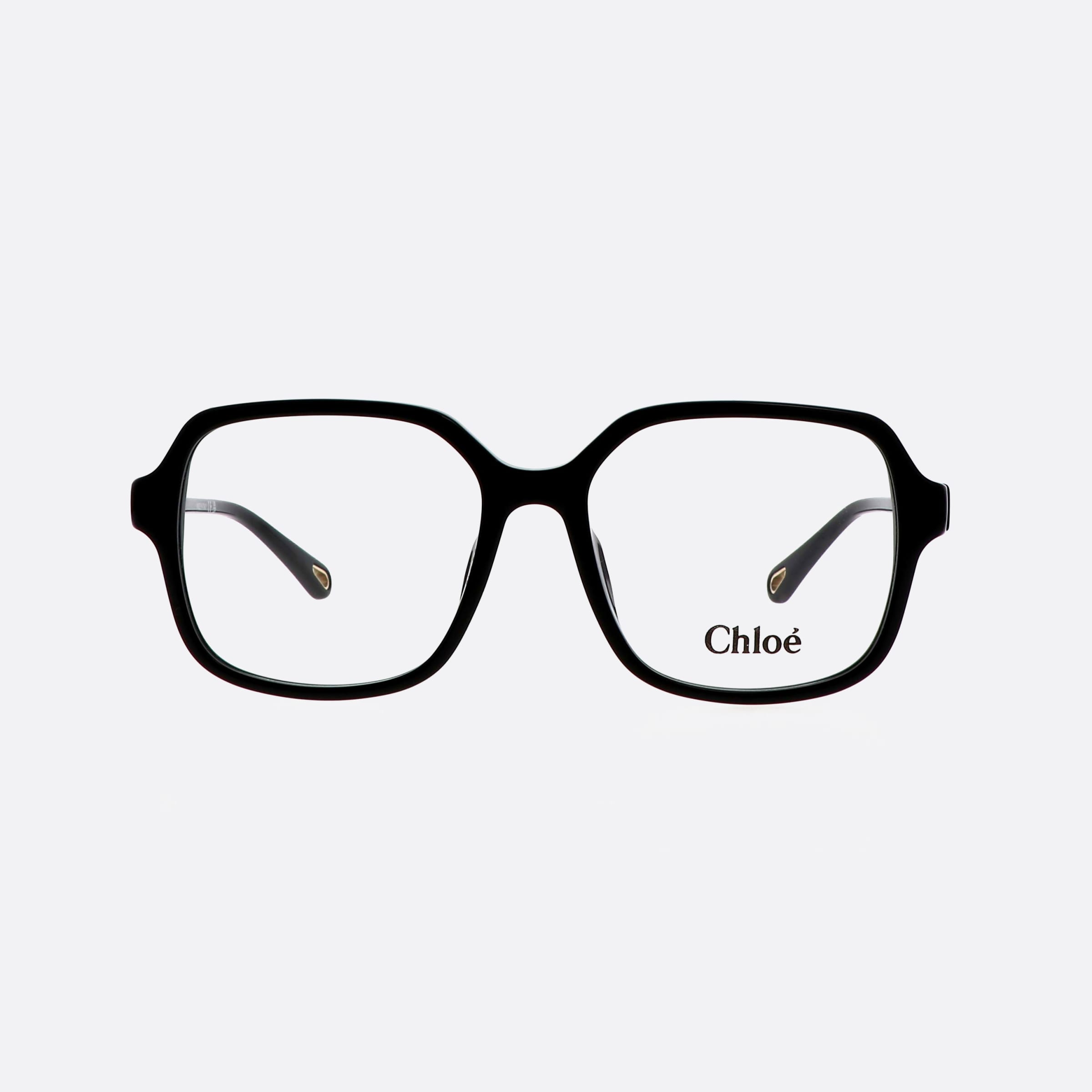 Chloe 53mm Ch0277oa Black Squared Women Eyeglasses - Side View