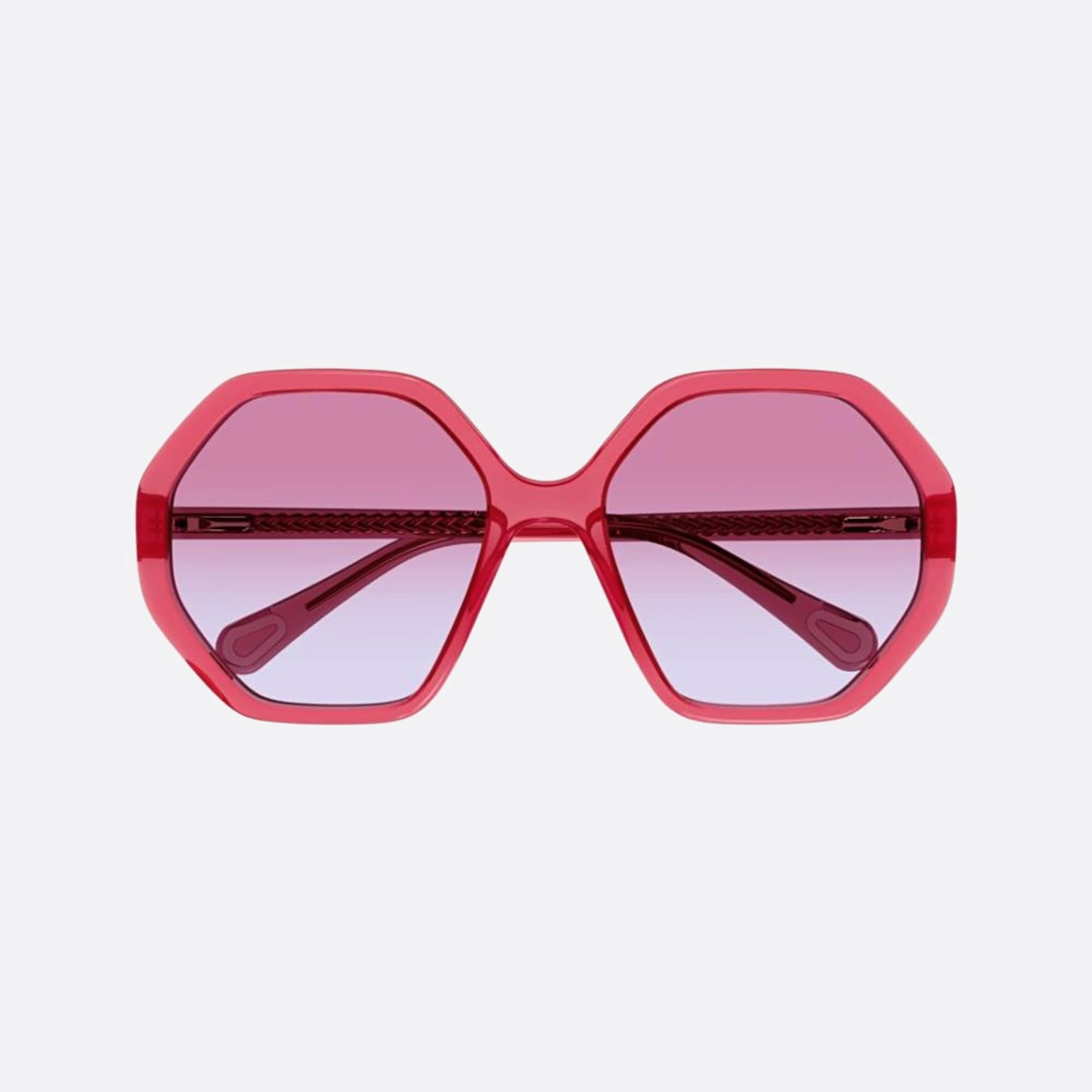 Chloe 51mm Esther Junior Pink Oversize Children Sunglasses - Main View