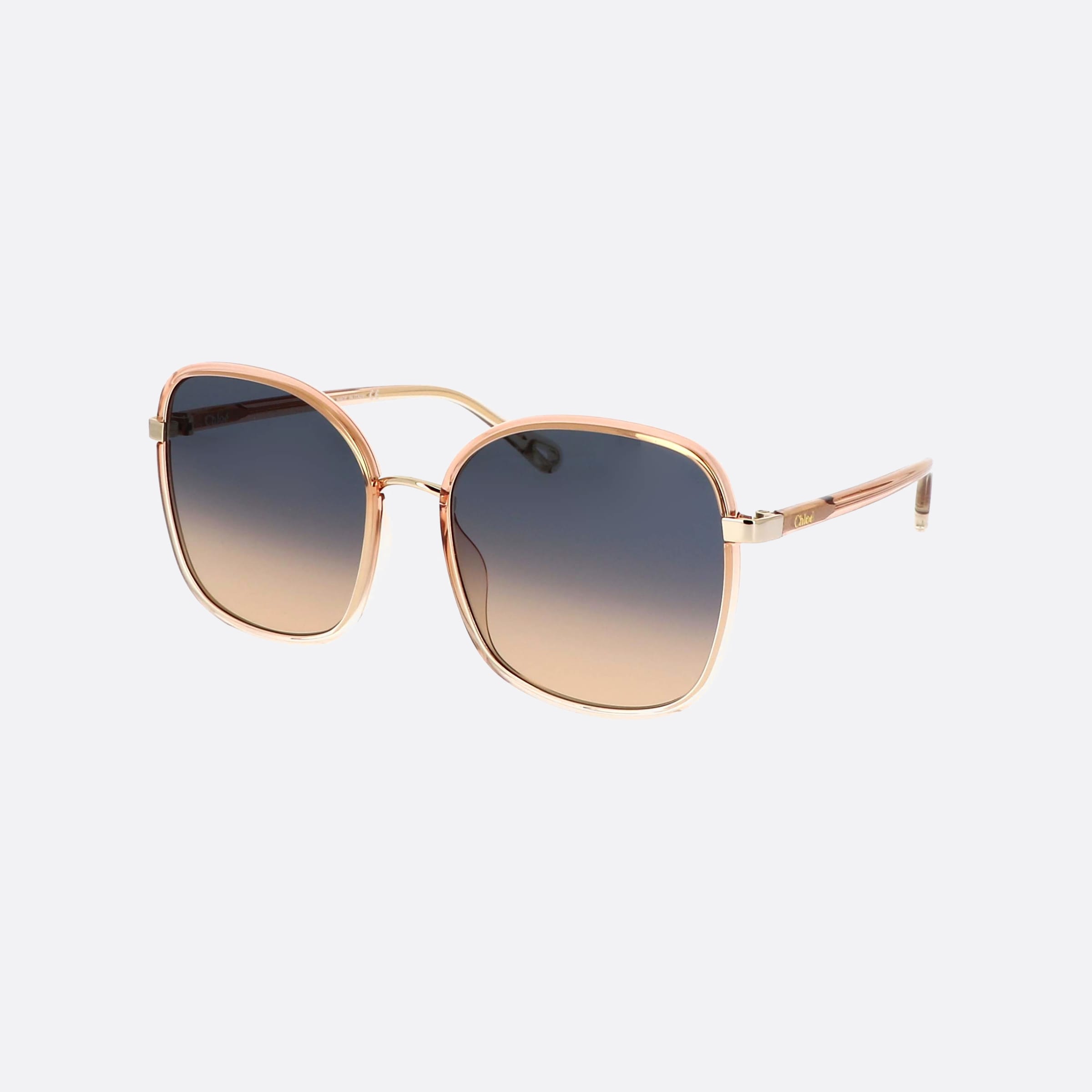 Chloe 59mm Frankie Orange Oversize Women Sunglasses - Main View