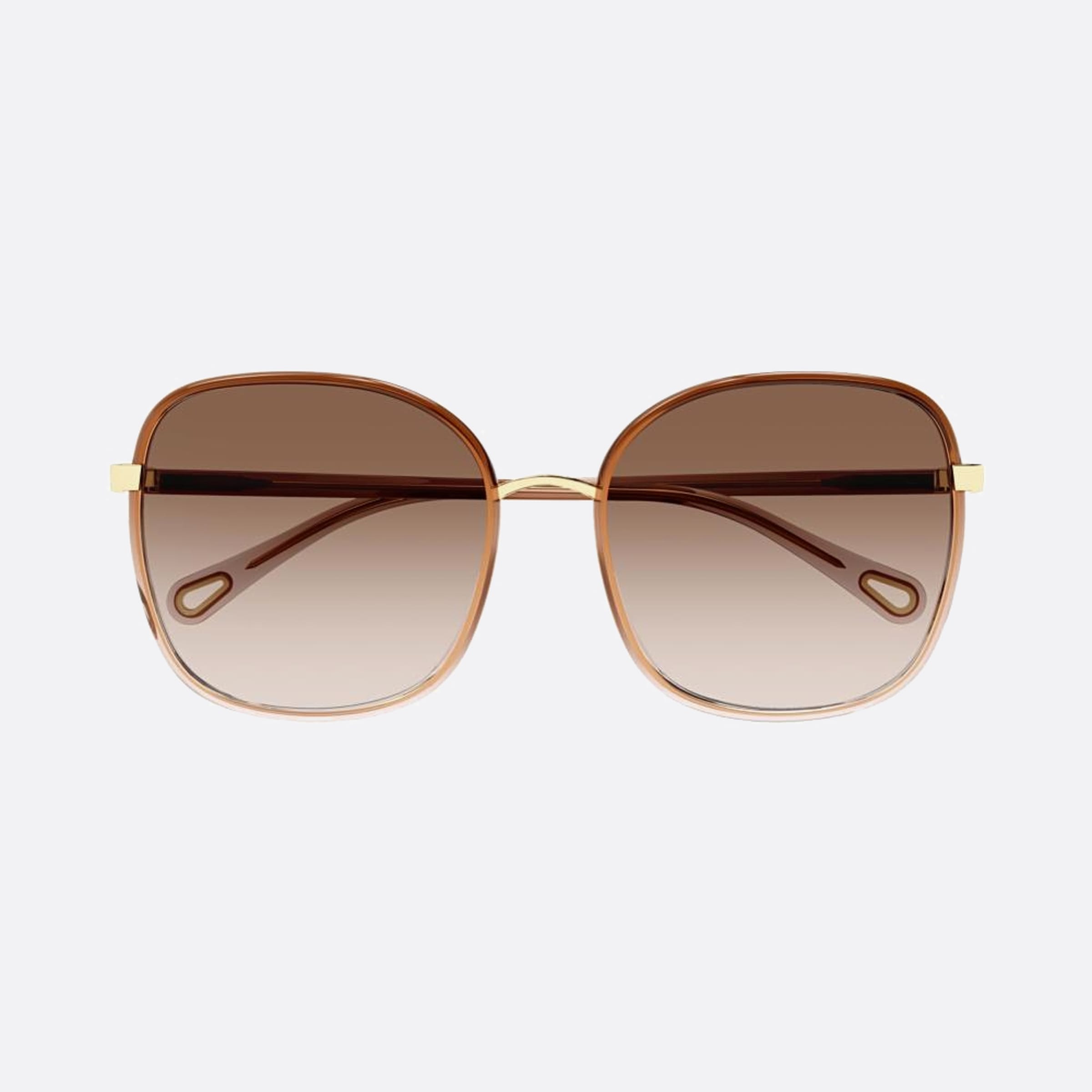 Chloe 59mm Franky Yellow Oversize Women Sunglasses - Main View