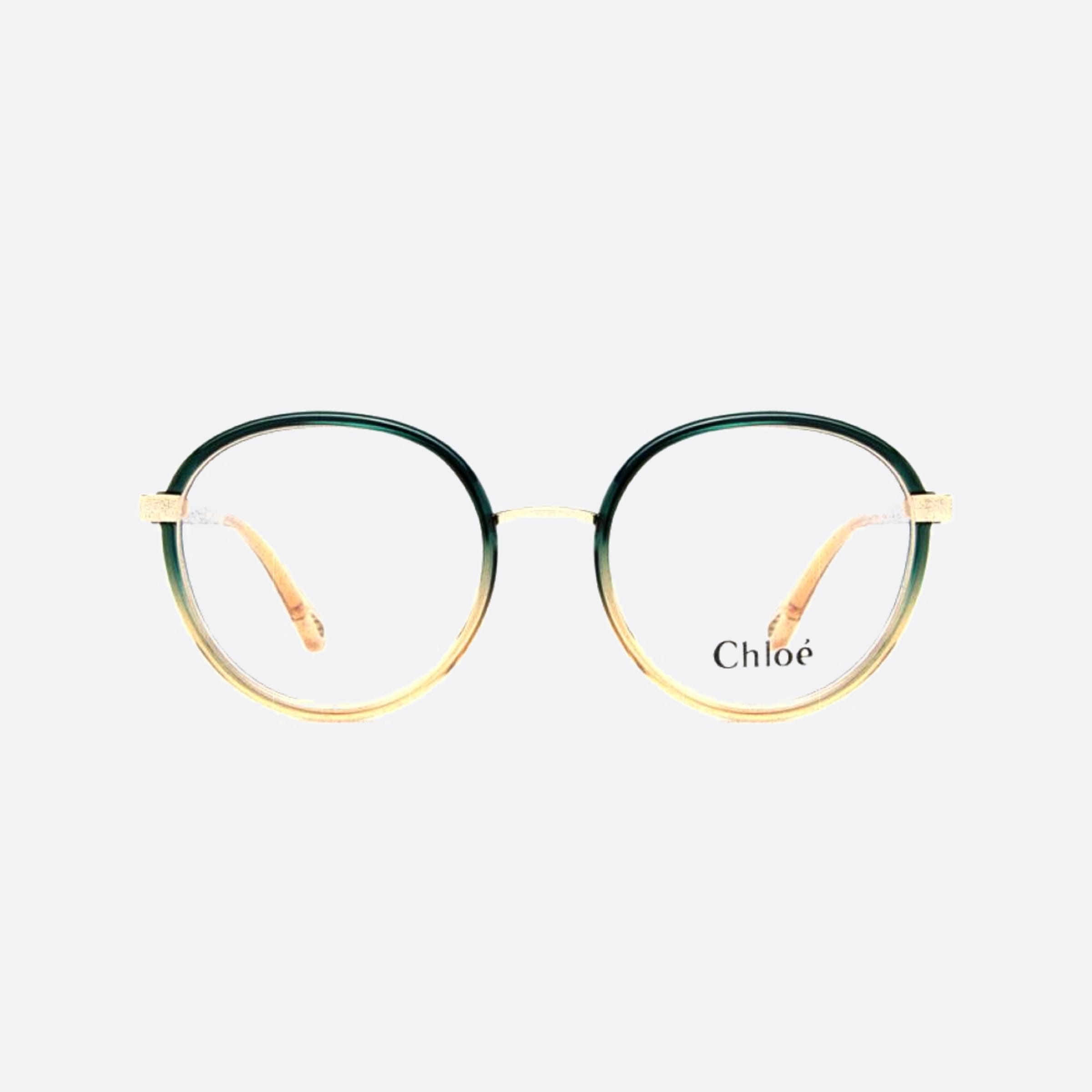 Chloe 51mm Franky Blue Round Women Eyeglasses - Main View