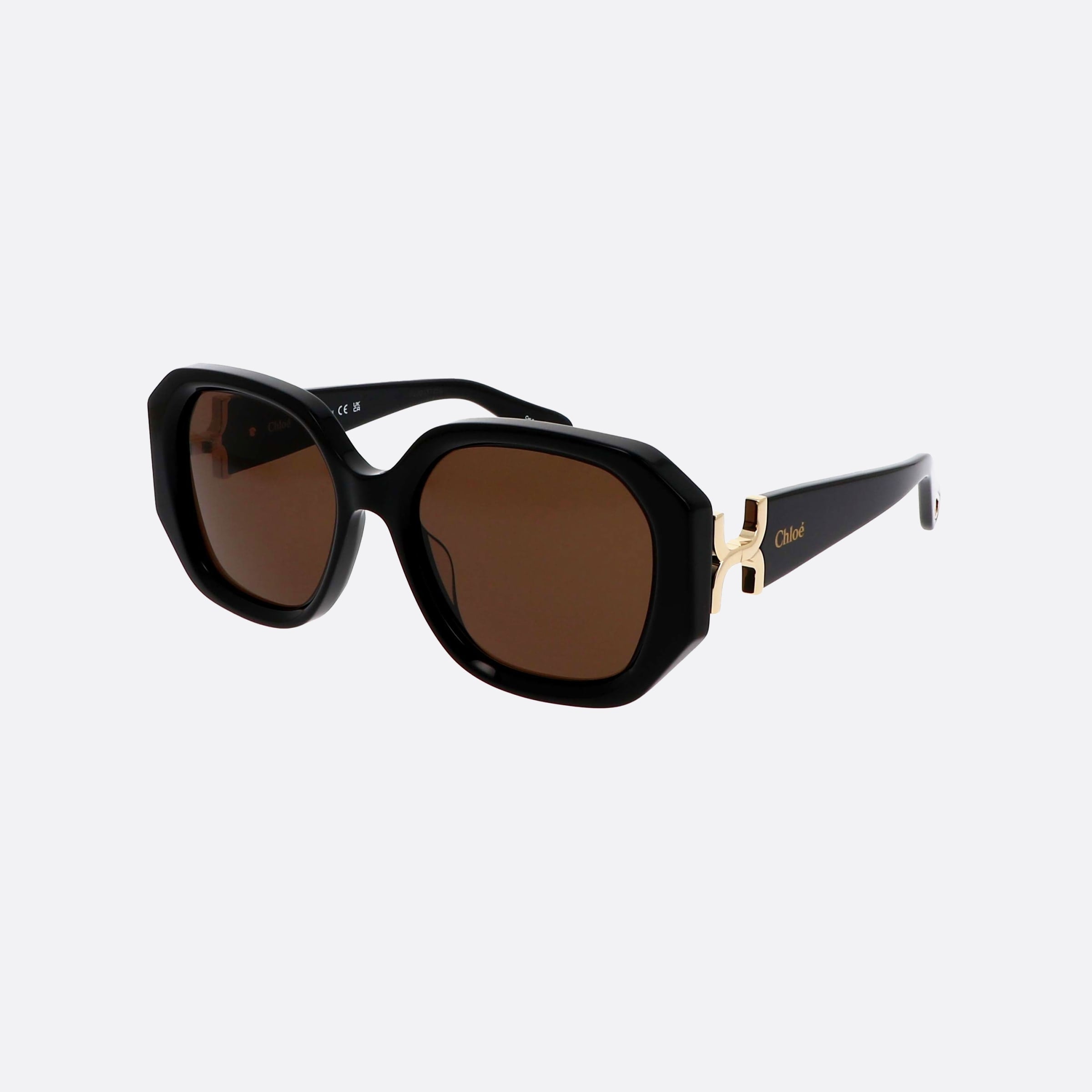 Chloe 56mm Marcie Black Oversize Women Sunglasses - Main View