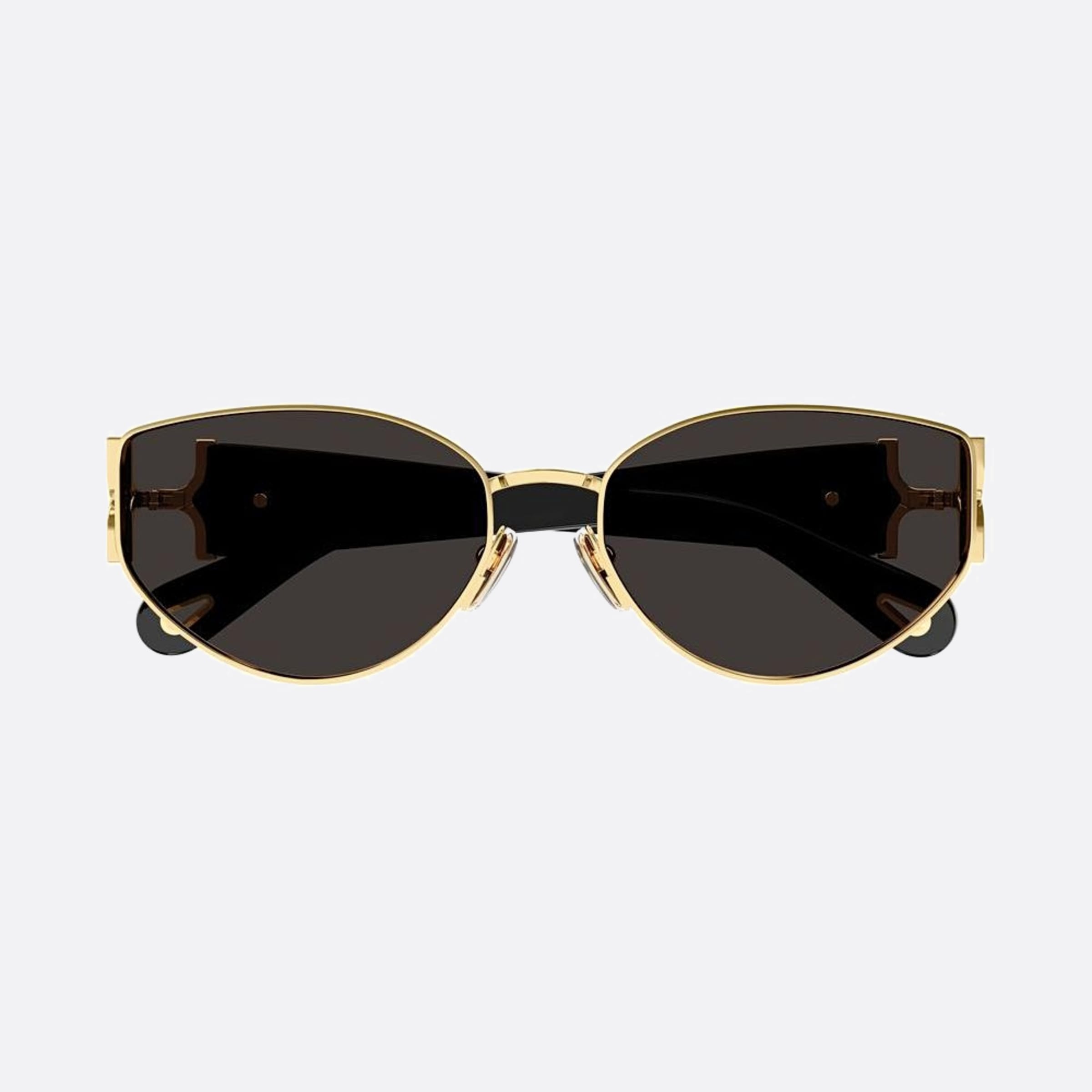 Chloe 59mm Marcie Gbg Gold Oval Women Sunglasses - Main View