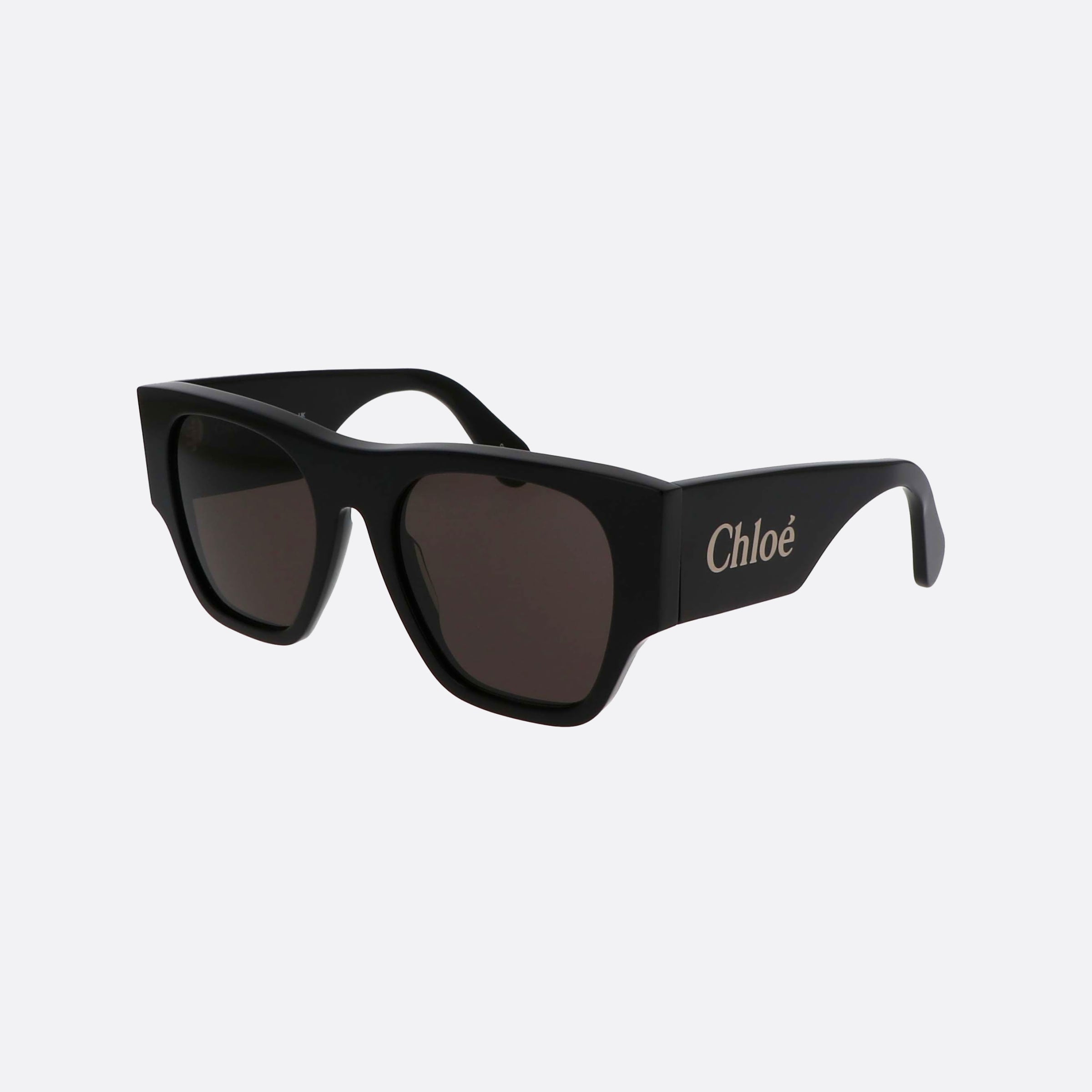 Chloe 53mm Naomy Black Squared Women Sunglasses - Main View
