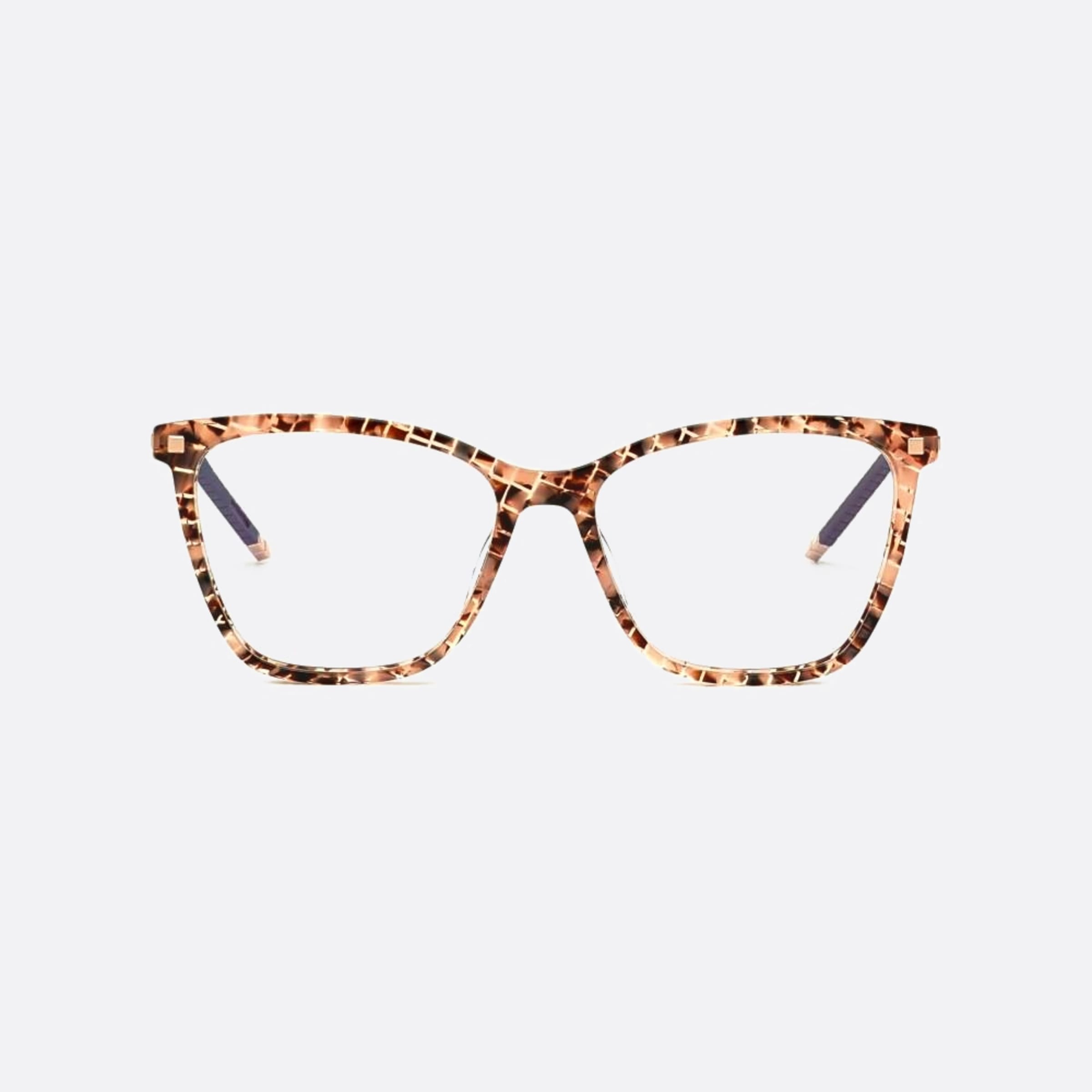 Chopard 55mm Vch349m 0agk Havana Geometric Women Eyeglasses - Main View