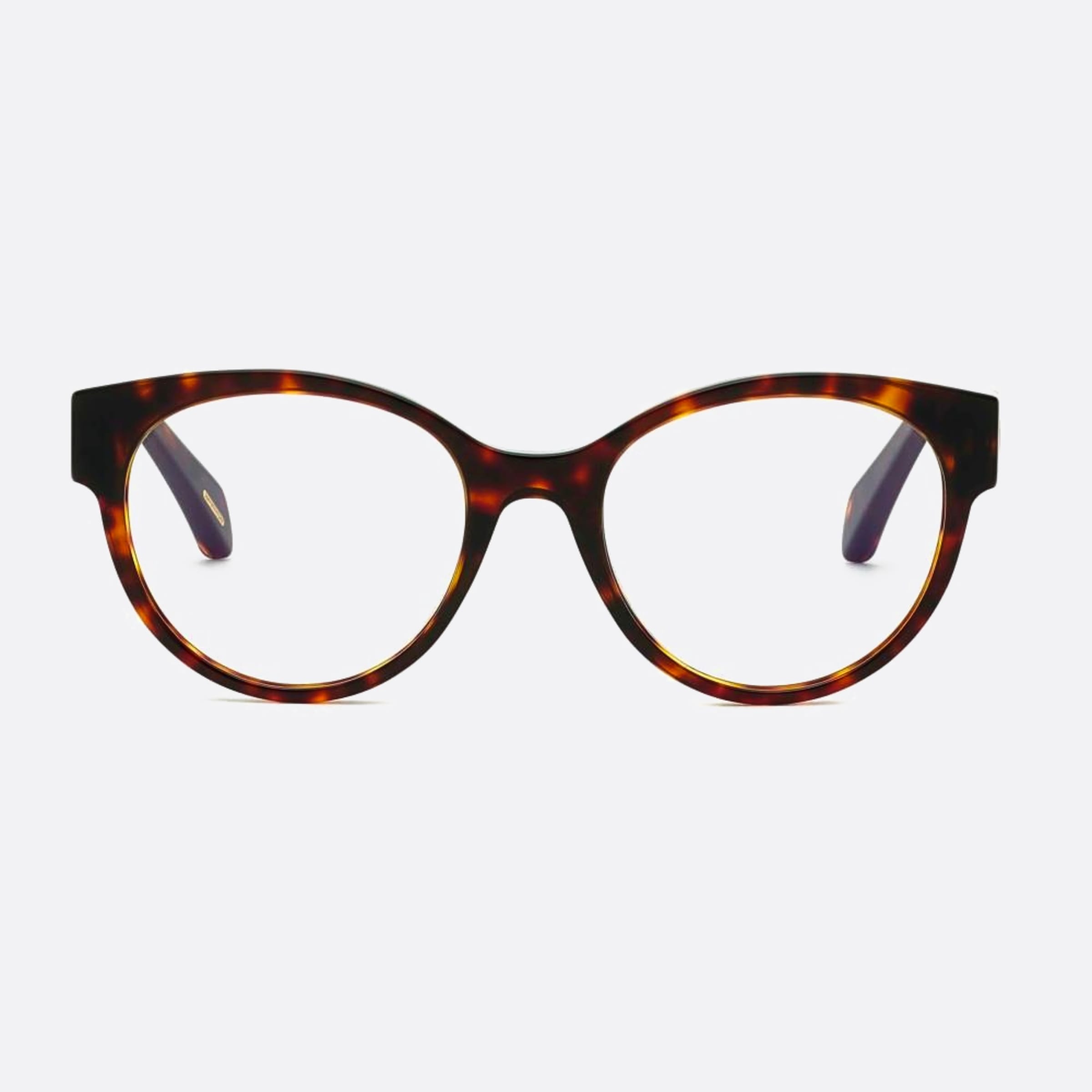 Chopard 53mm Vch350s Havana Round Women Eyeglasses - Main View