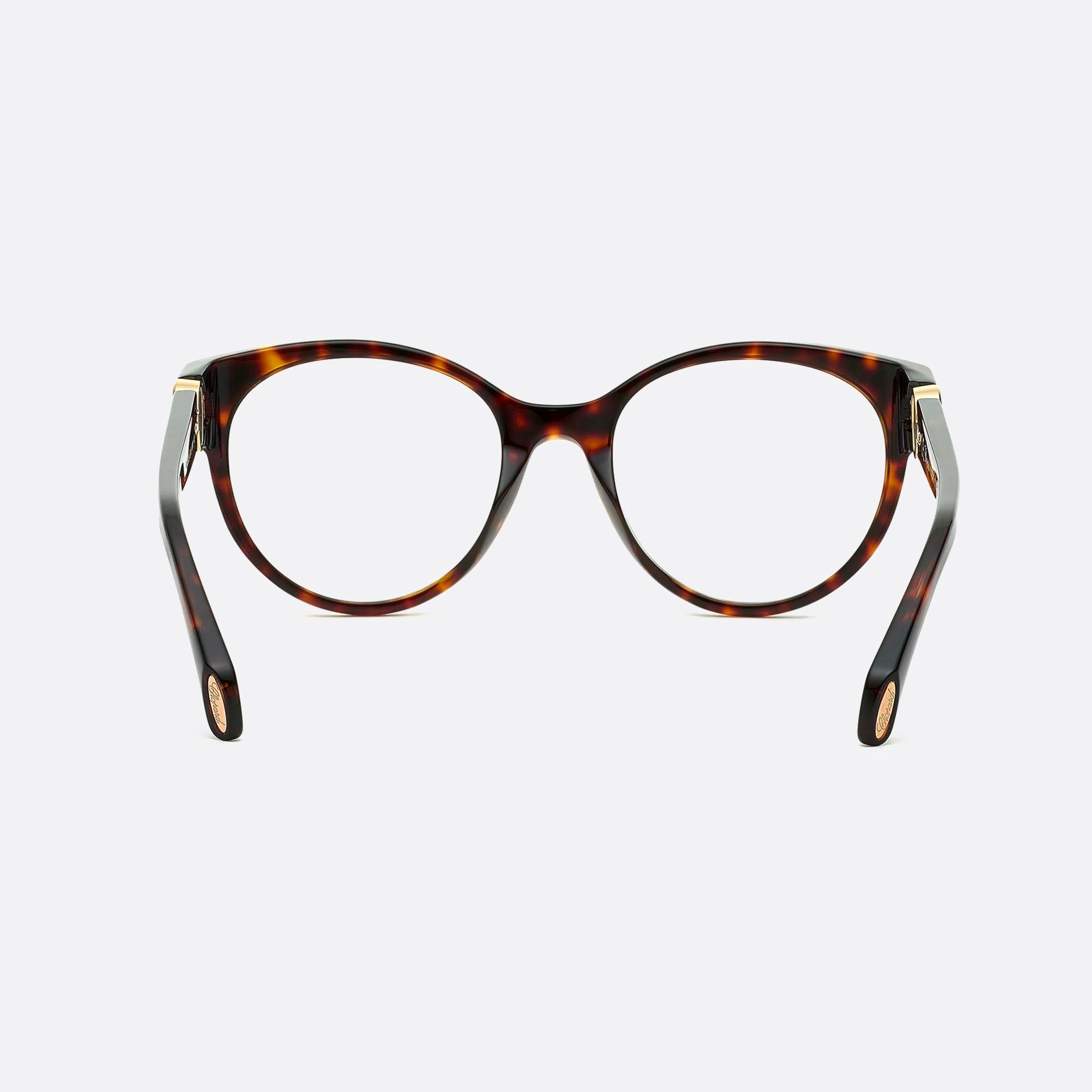 Chopard 53mm Vch350s Havana Round Women Eyeglasses - Lifestyle Shot