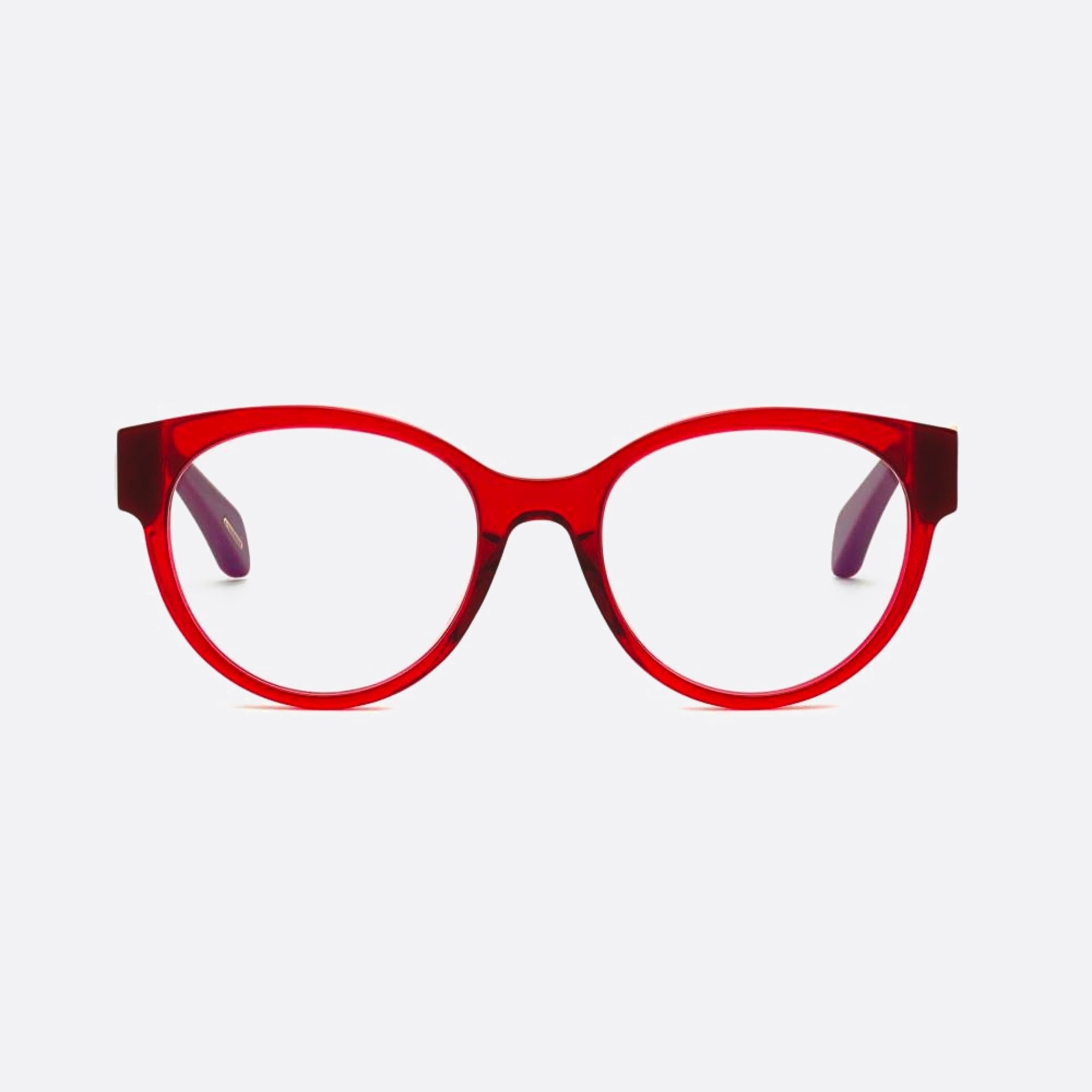 Chopard 53mm Vch350s Red Round Women Eyeglasses - Main View