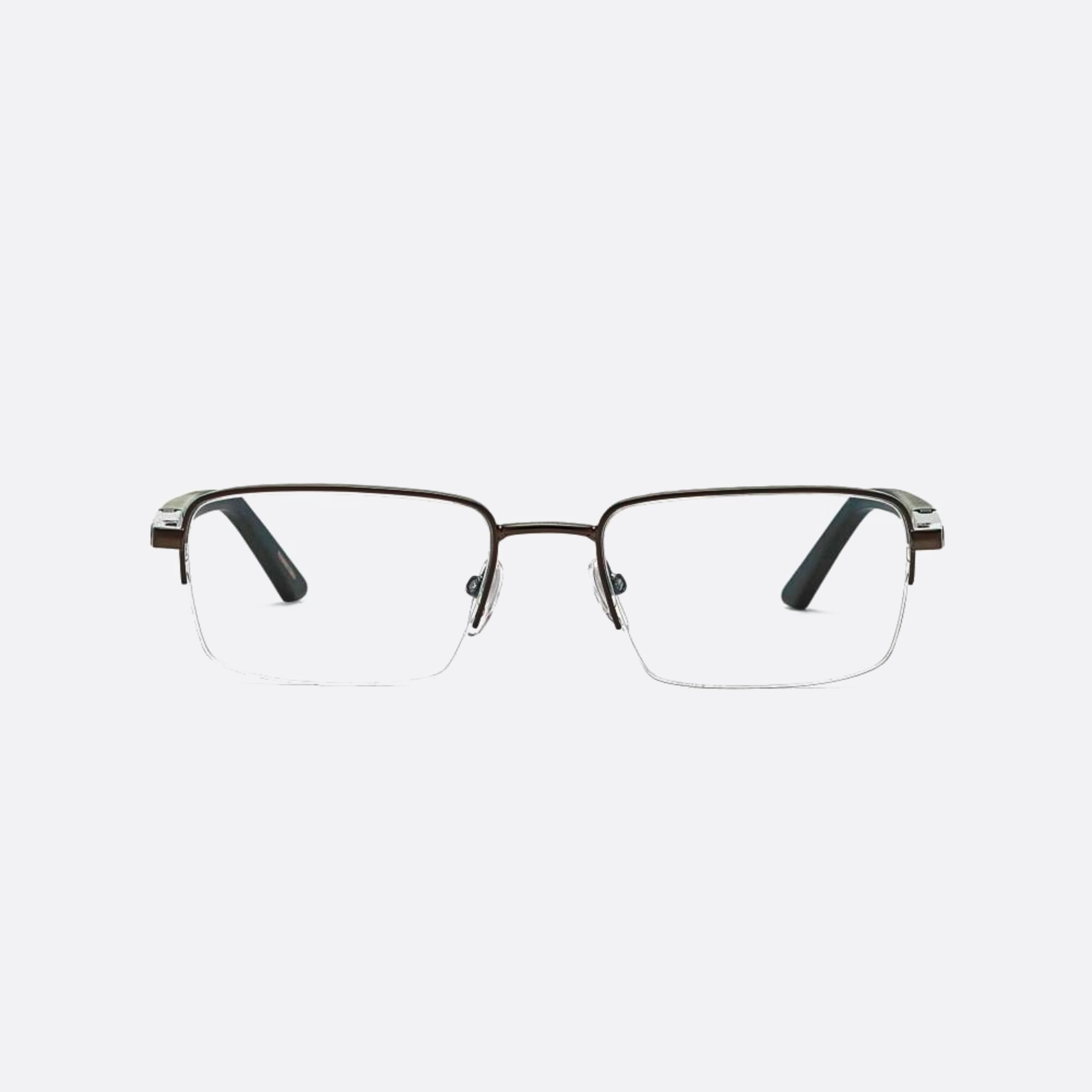 Chopard 55mm Vchg60 Ruthenium Geometric Unisex Eyeglasses - Main View