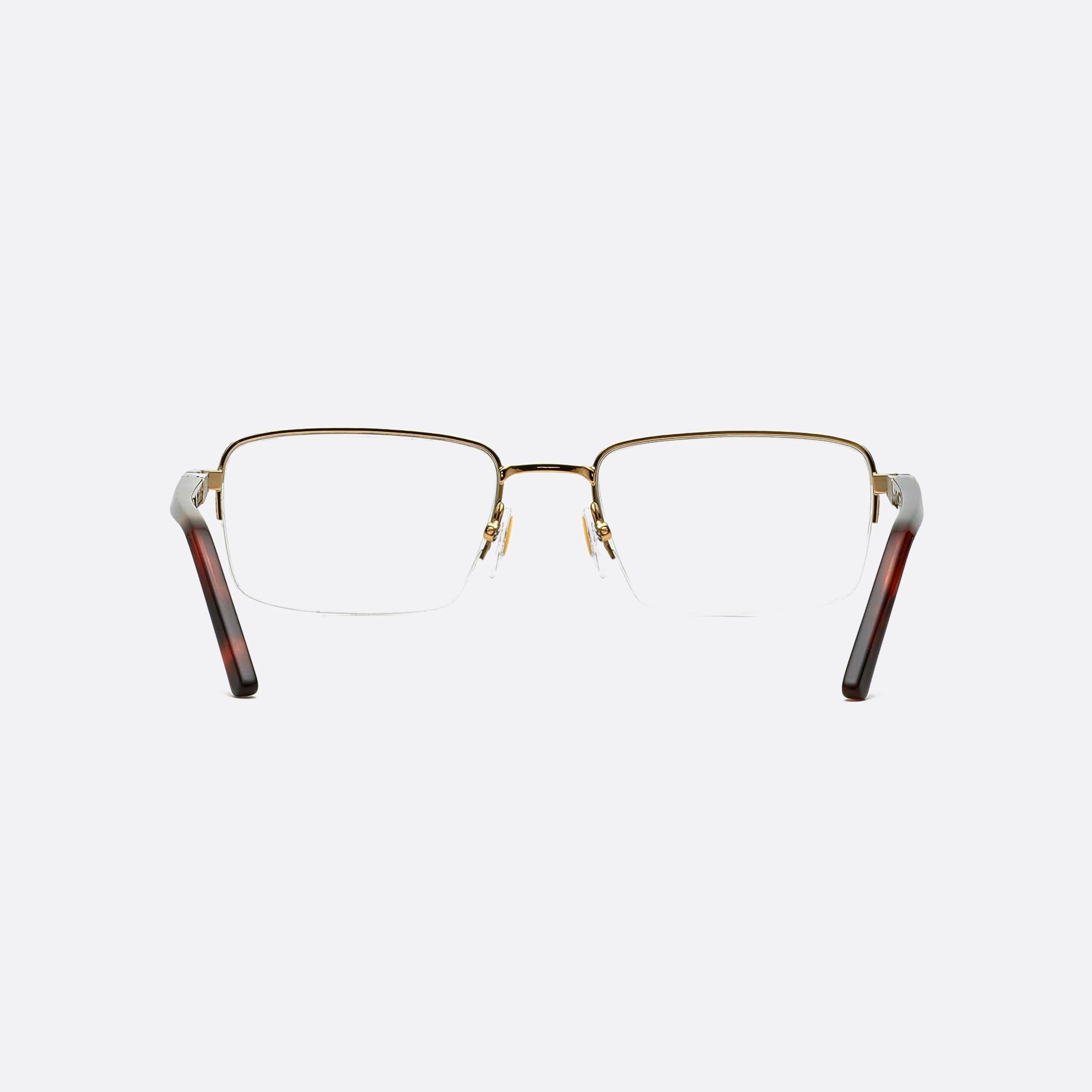 Chopard 55mm Vchg60 08ff Gold Geometric Unisex Eyeglasses - Detail View