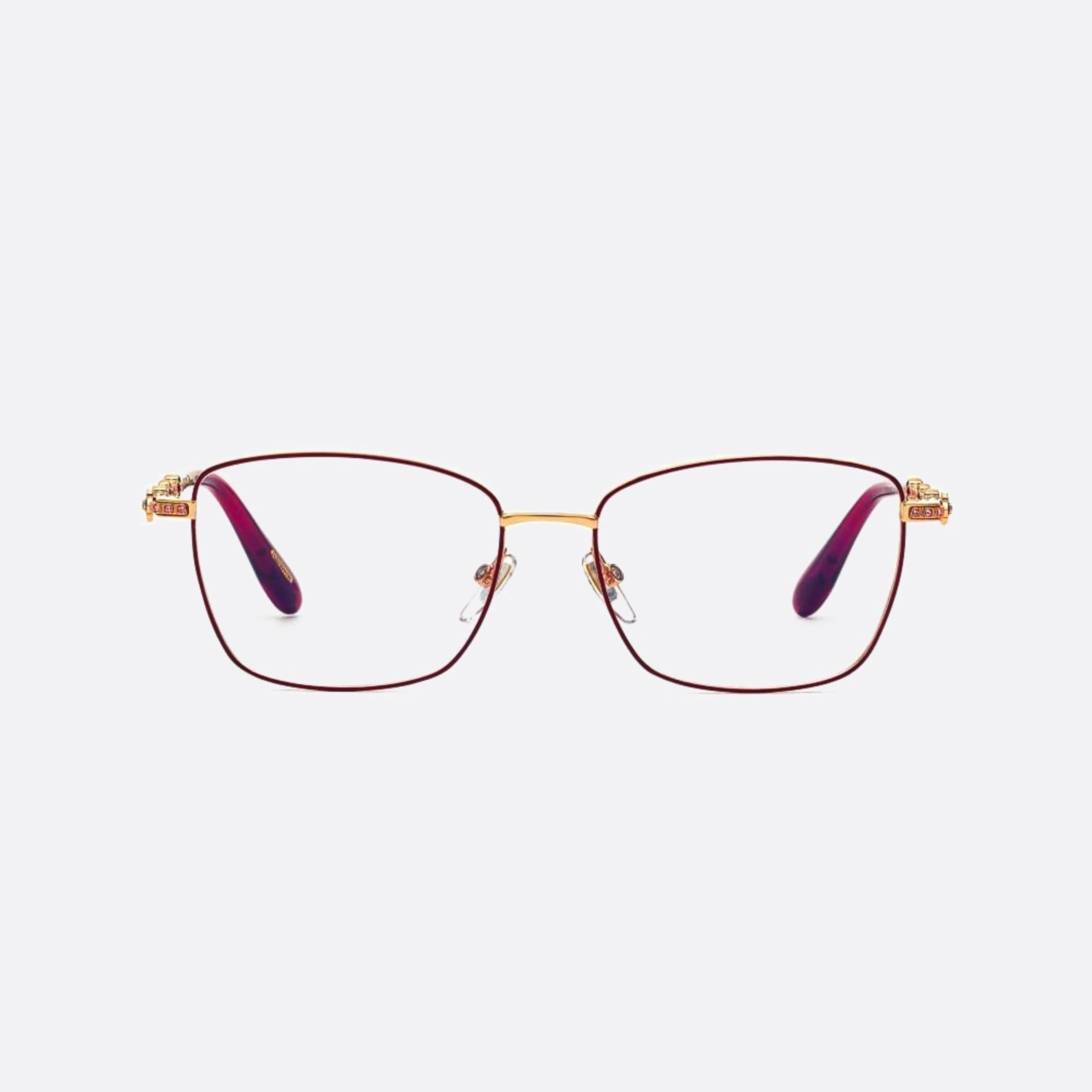 Chopard 55mm Vchg65s 08m2 Red Geometric Women Eyeglasses - Main View