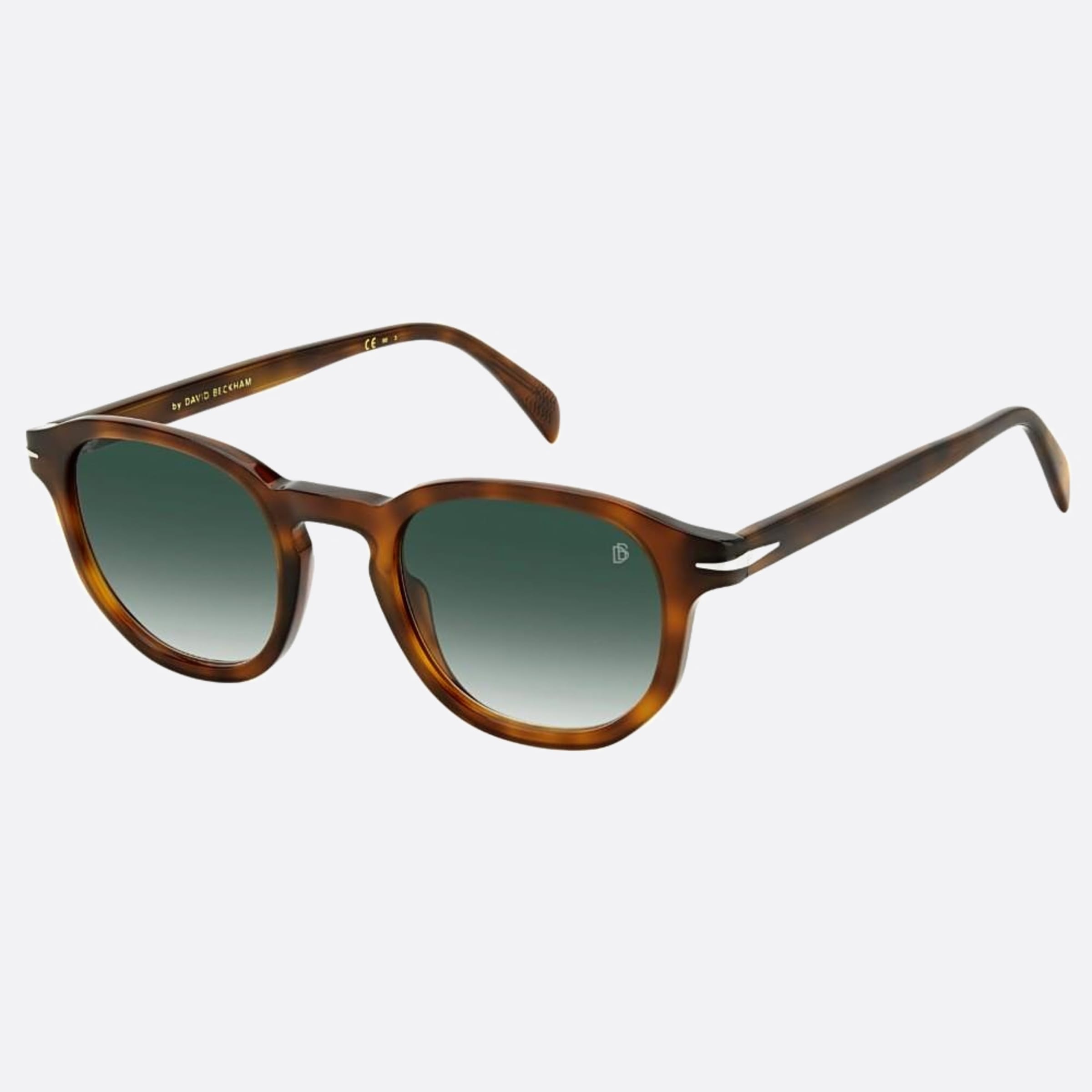 David 49mm Beckham 45z Havana Visor Men Sunglasses - Side View