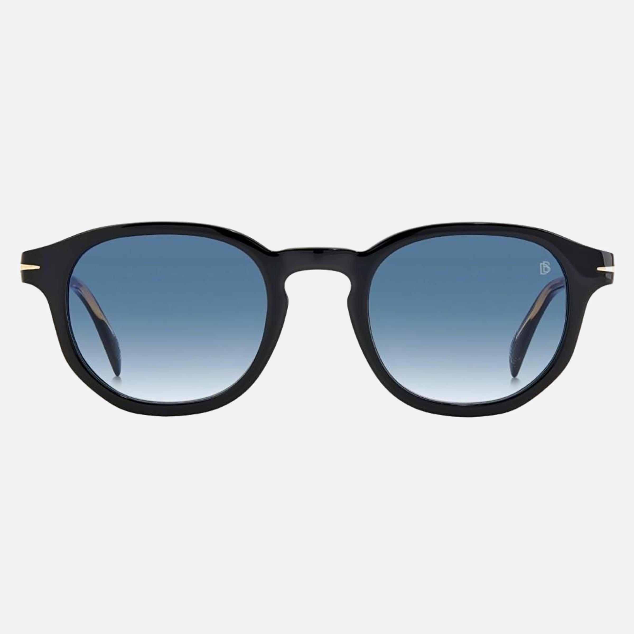 David 49mm Beckham Black Visor Men Sunglasses - Main View