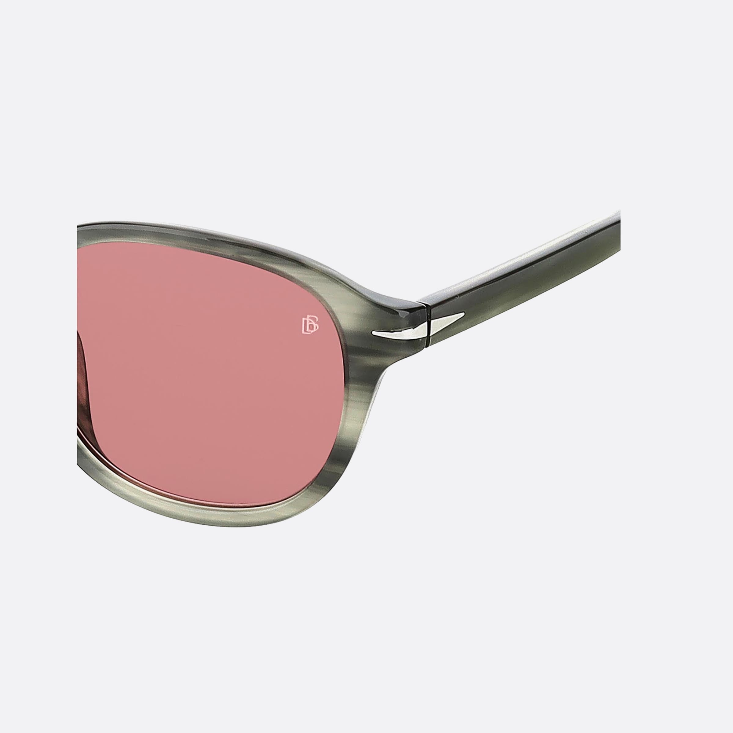 David 53mm Beckham 2w8 Grey Geometric Men Sunglasses - Lifestyle Shot