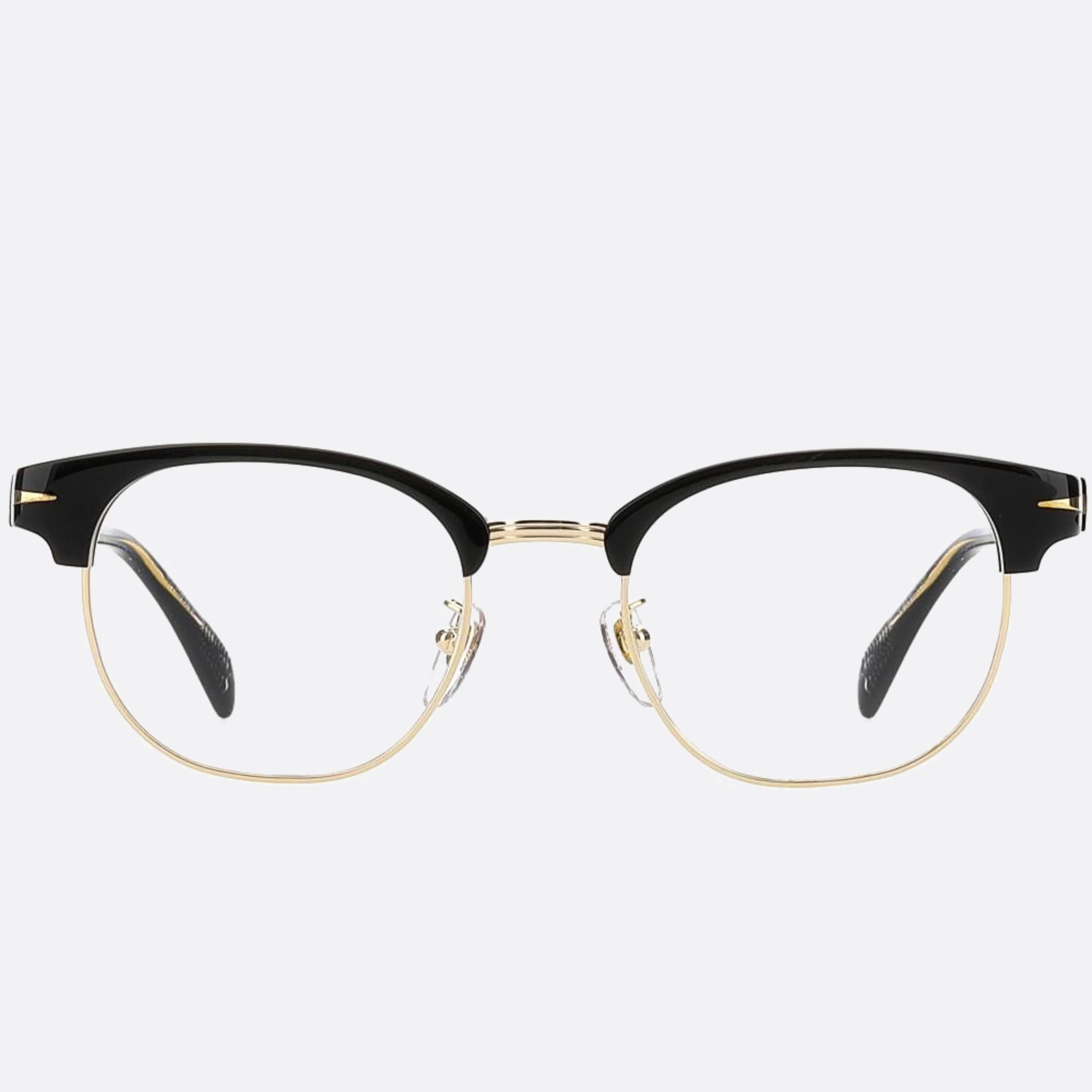 David 50mm Beckham Black Geometric Men Eyeglasses - Main View