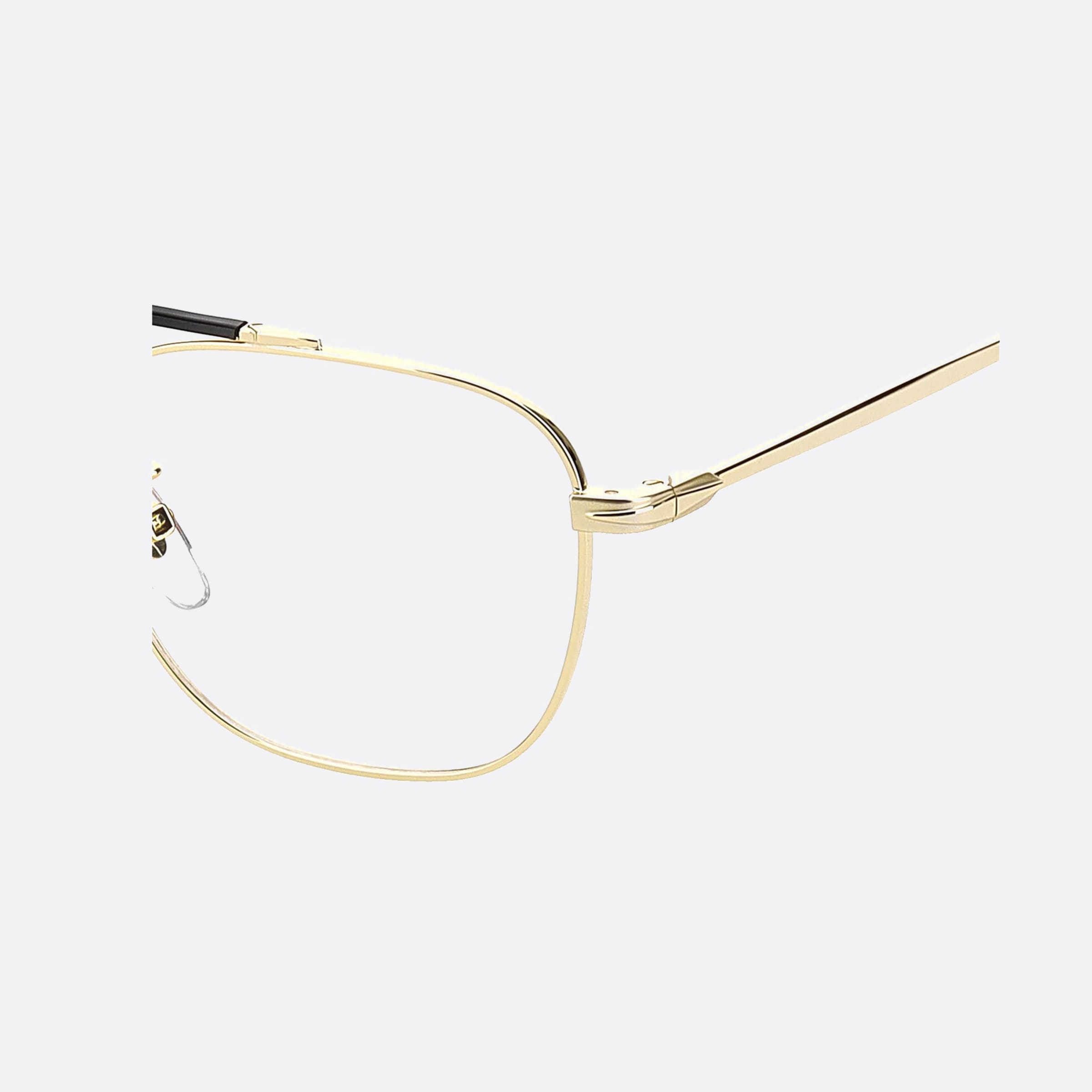 David 52mm Beckham J5g Gold Geometric Men Eyeglasses - Lifestyle Shot