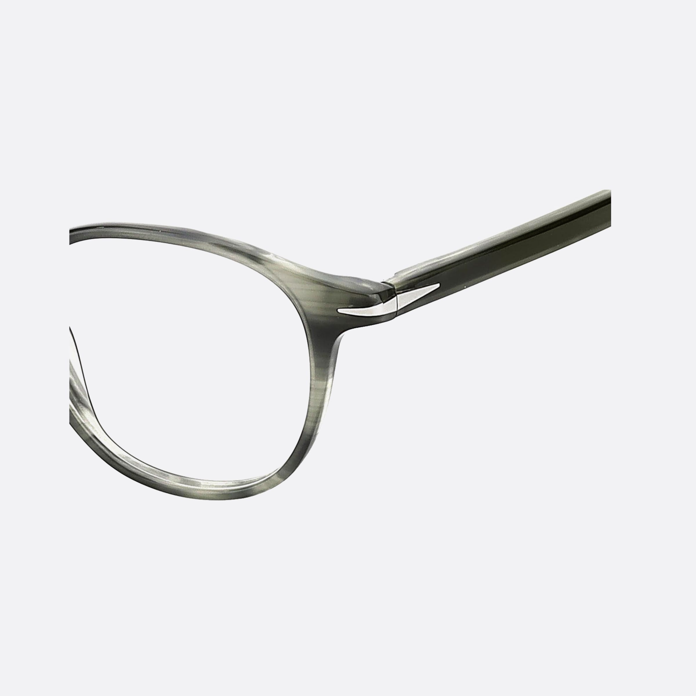 David 47mm Beckham 2w8 Grey Round Men Eyeglasses - Lifestyle Shot