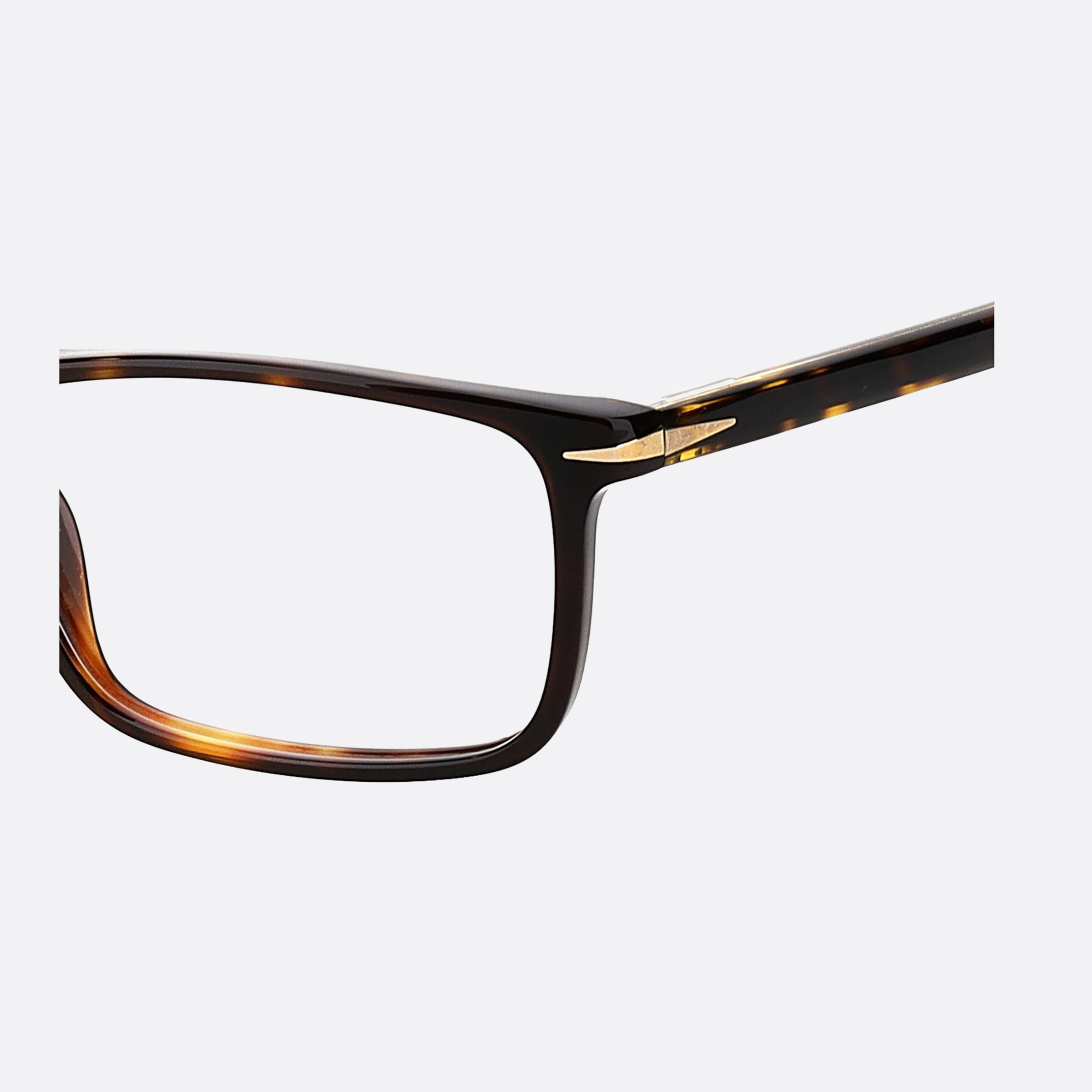David 54mm Beckham Havana Geometric Men Eyeglasses - Lifestyle Shot