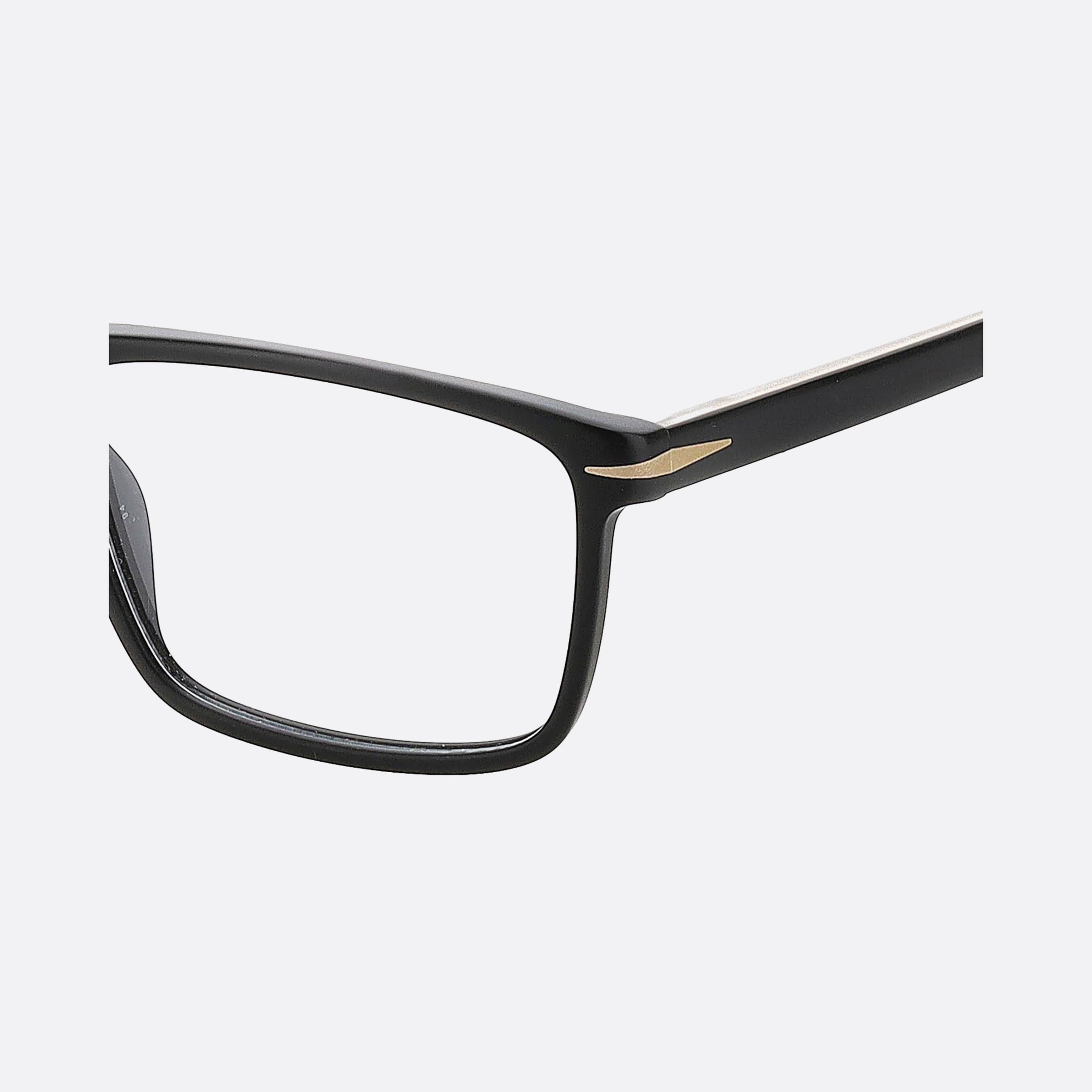 David 58mm Beckham Black Geometric Men Eyeglasses - Lifestyle Shot