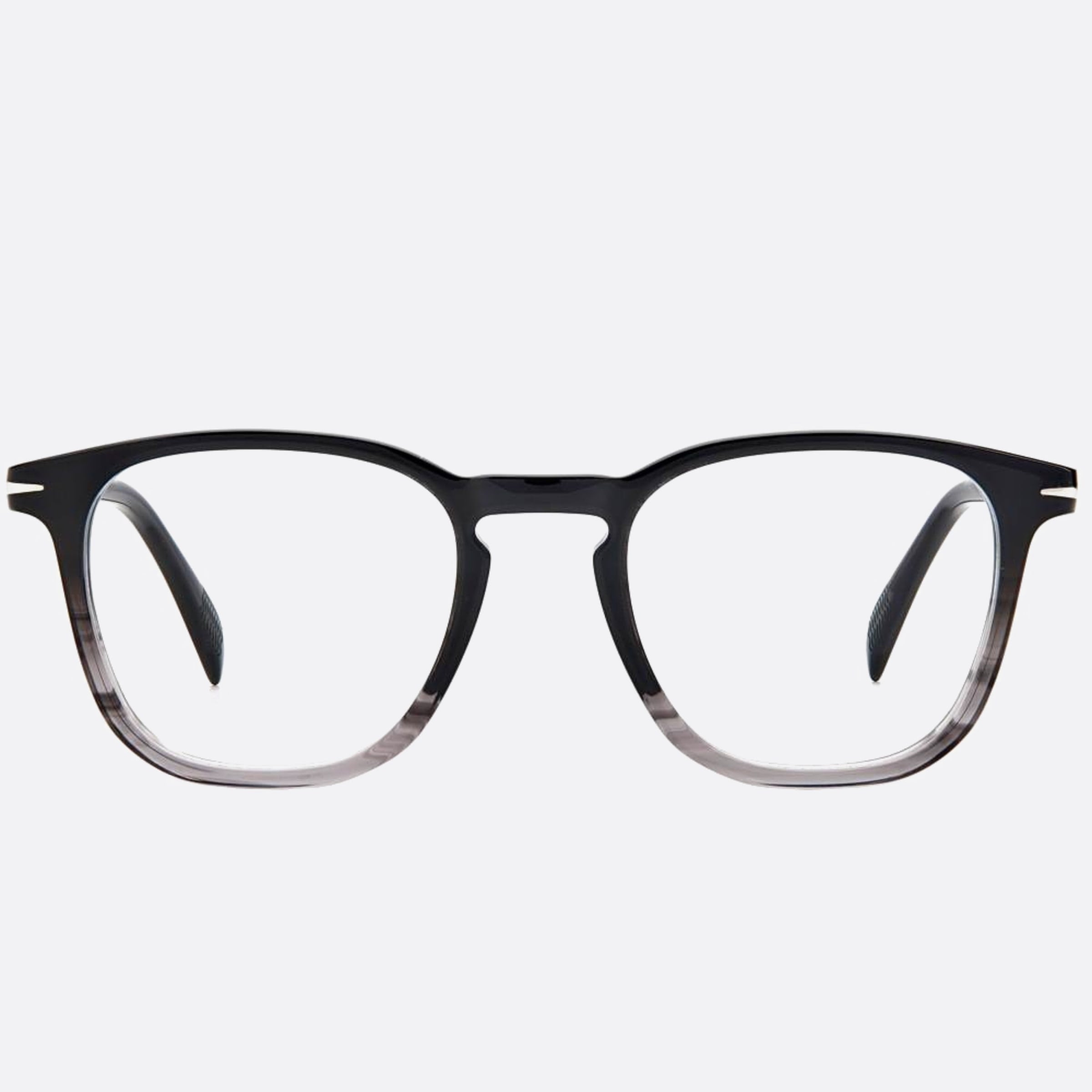 David 49mm Beckham Xow Black Geometric Men Eyeglasses - Main View