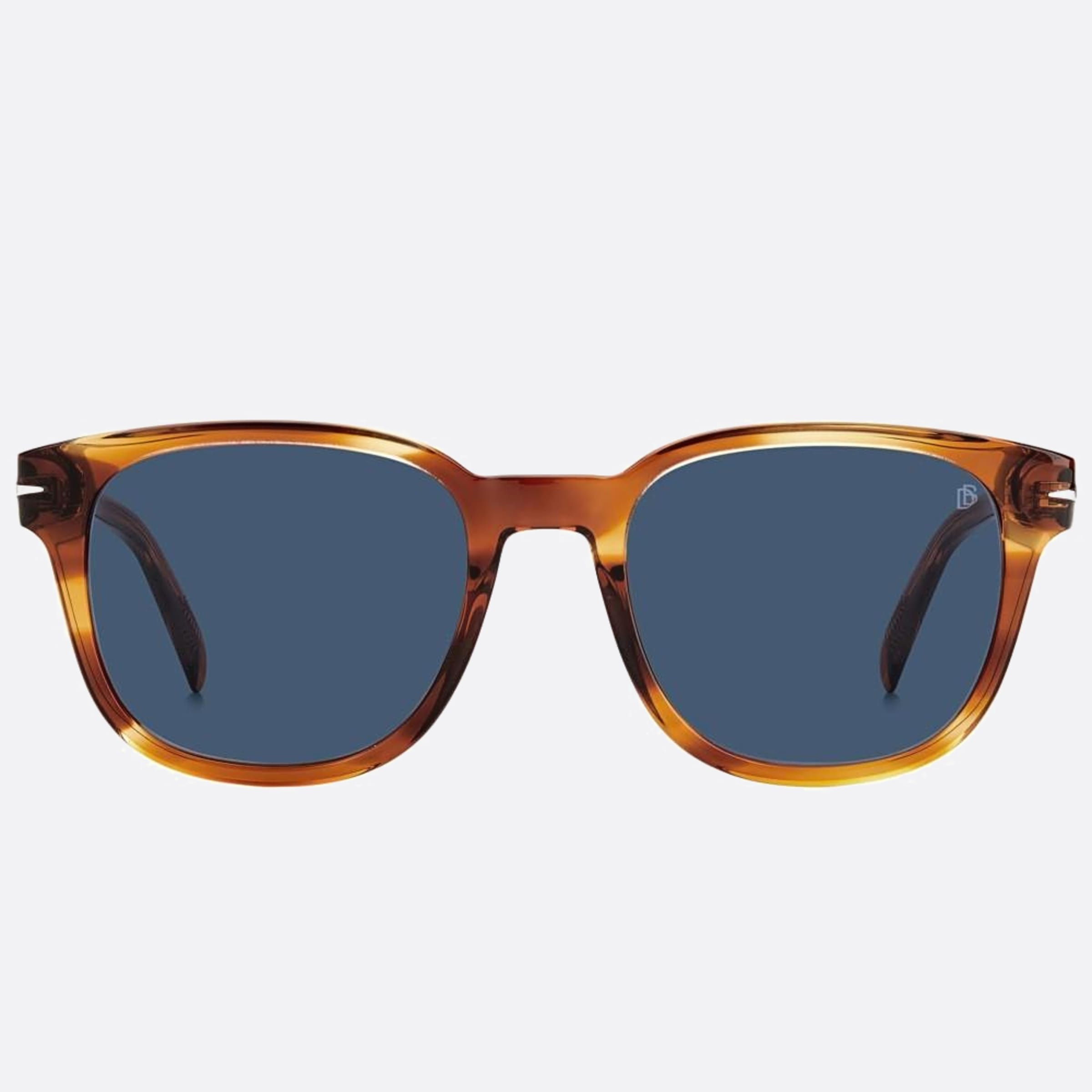 David 52mm Beckham Ex4 Brown Squared Men Sunglasses - Main View